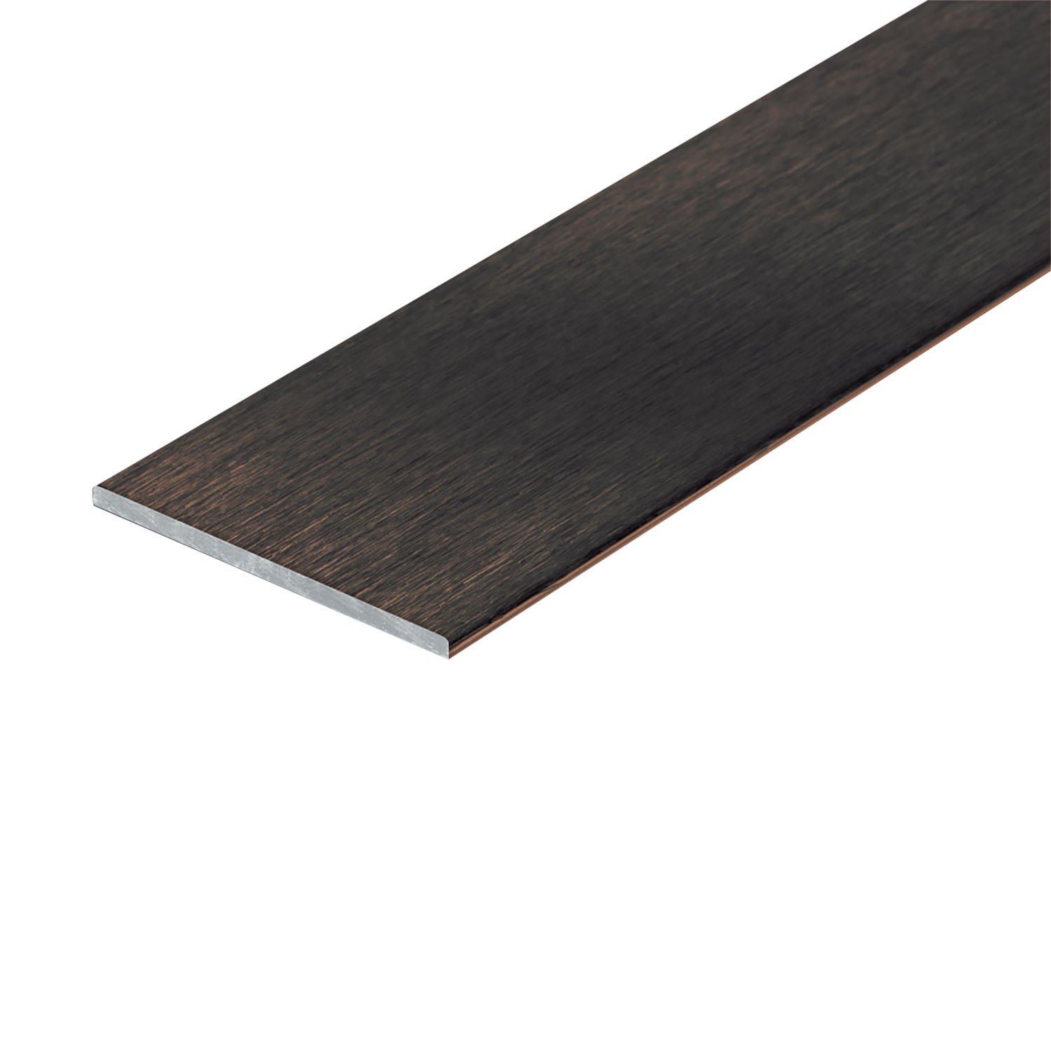 Laticrete L-Shape Edge 3/8in. Brushed Antique Bronze Profile