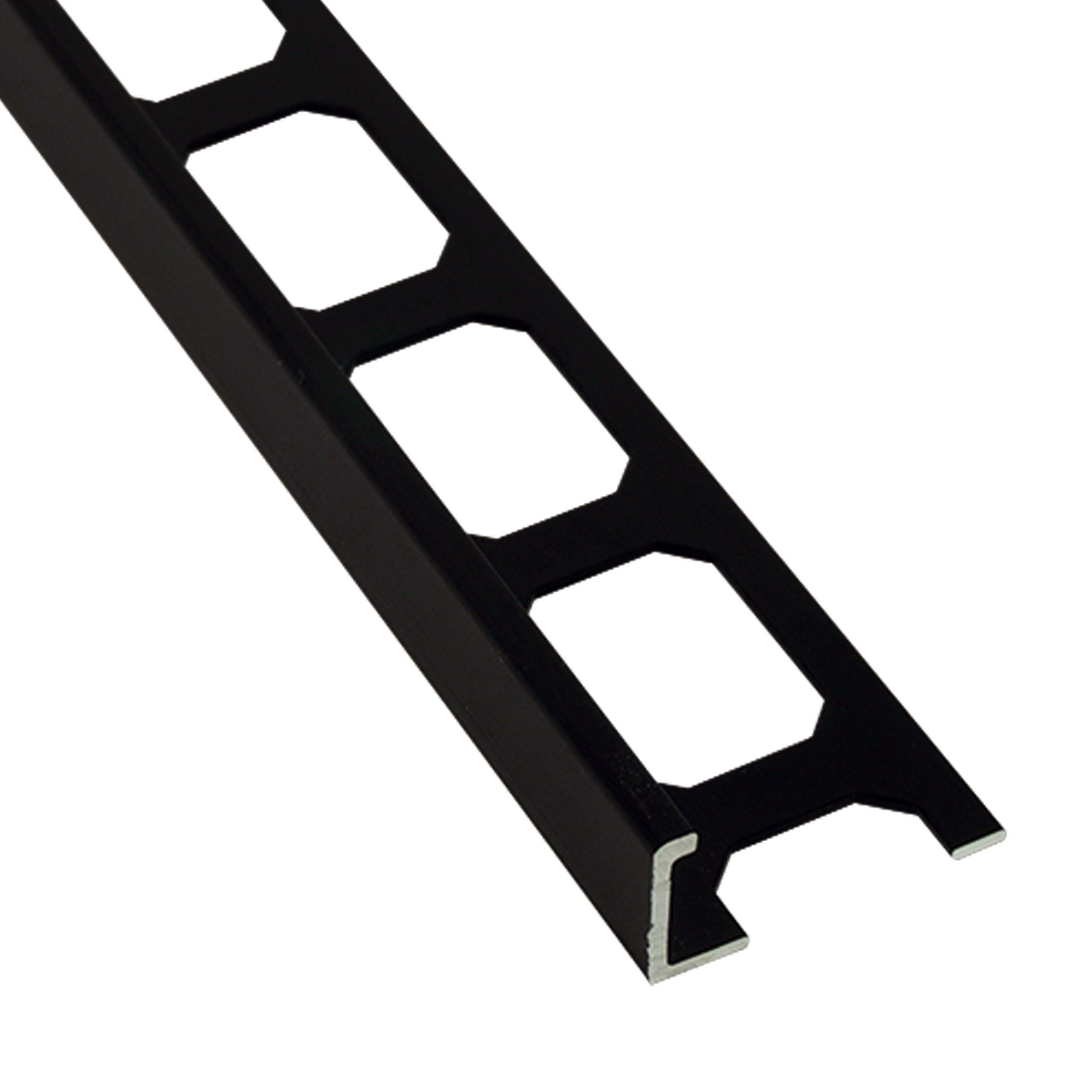 Laticrete L-Shape Edge 5/16in. Brushed Graphite Profile