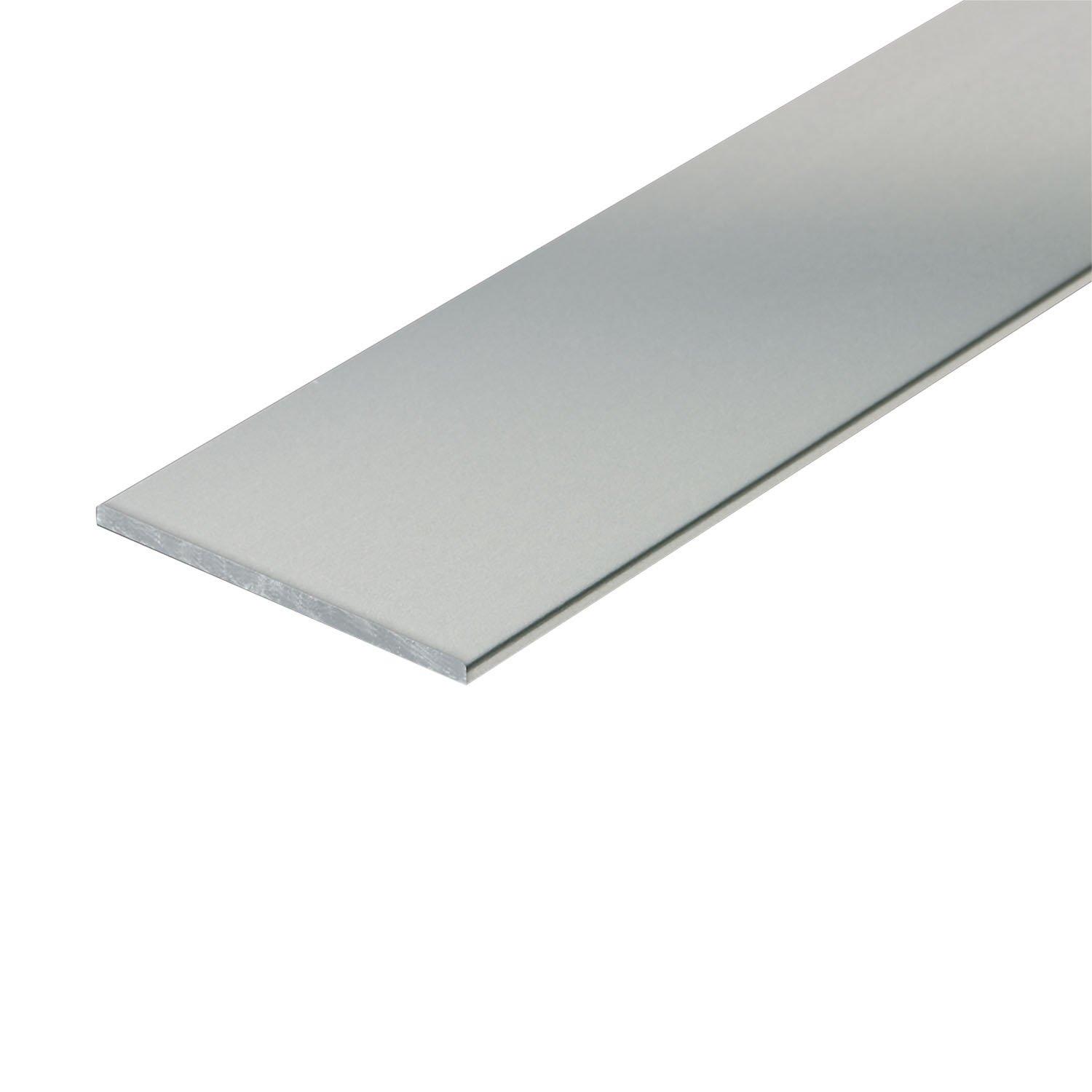 Laticrete Round Edge 3/8in. Satin Anodized Aluminum Profile