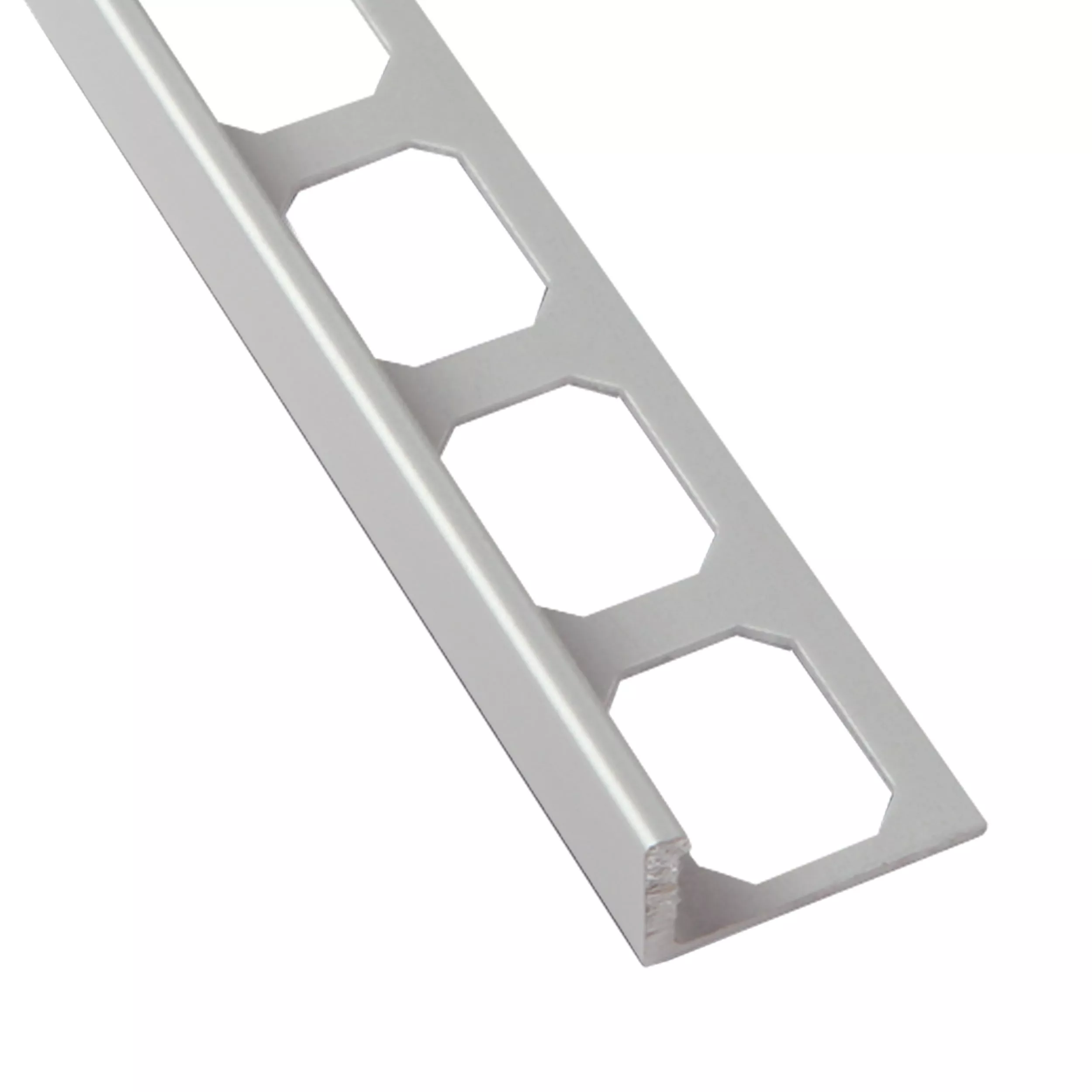 Laticrete L-Shape Edge 7/16in. Satin Anodized Aluminum Profile