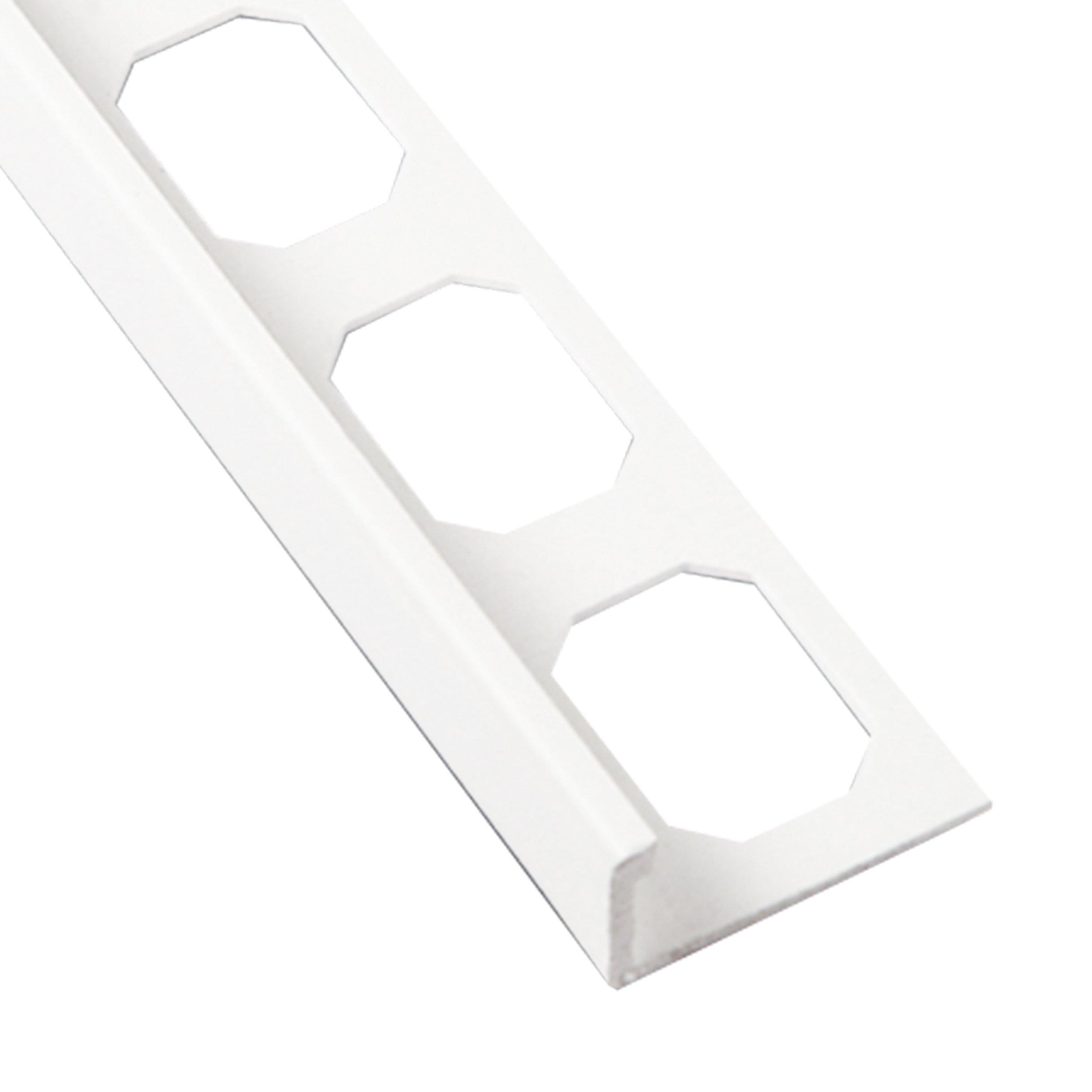 Laticrete L-Shape Edge 5/16in. Brilliant White Profile