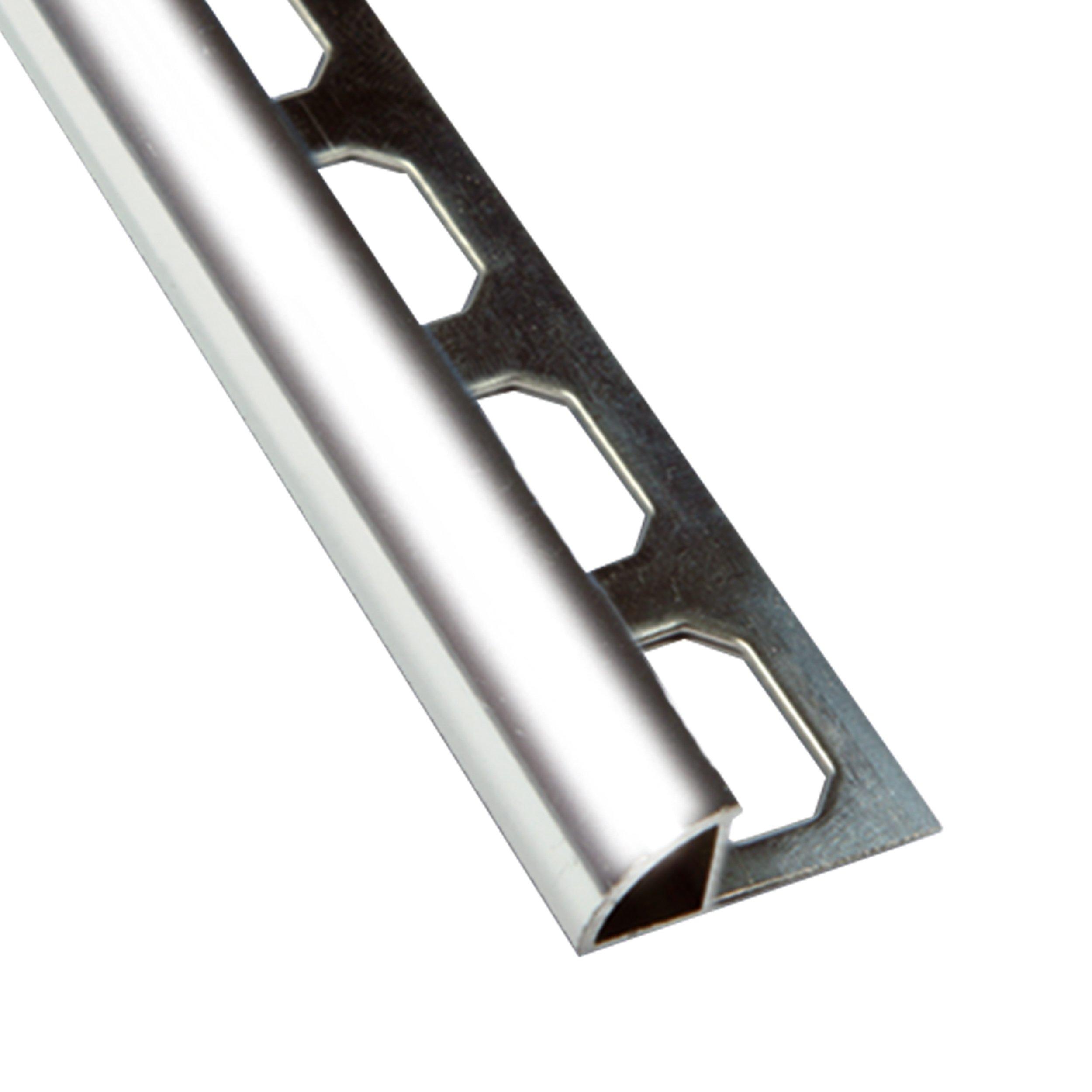 Laticrete Round Edge 3/8in. Anodized Aluminum Profile&nbsp;