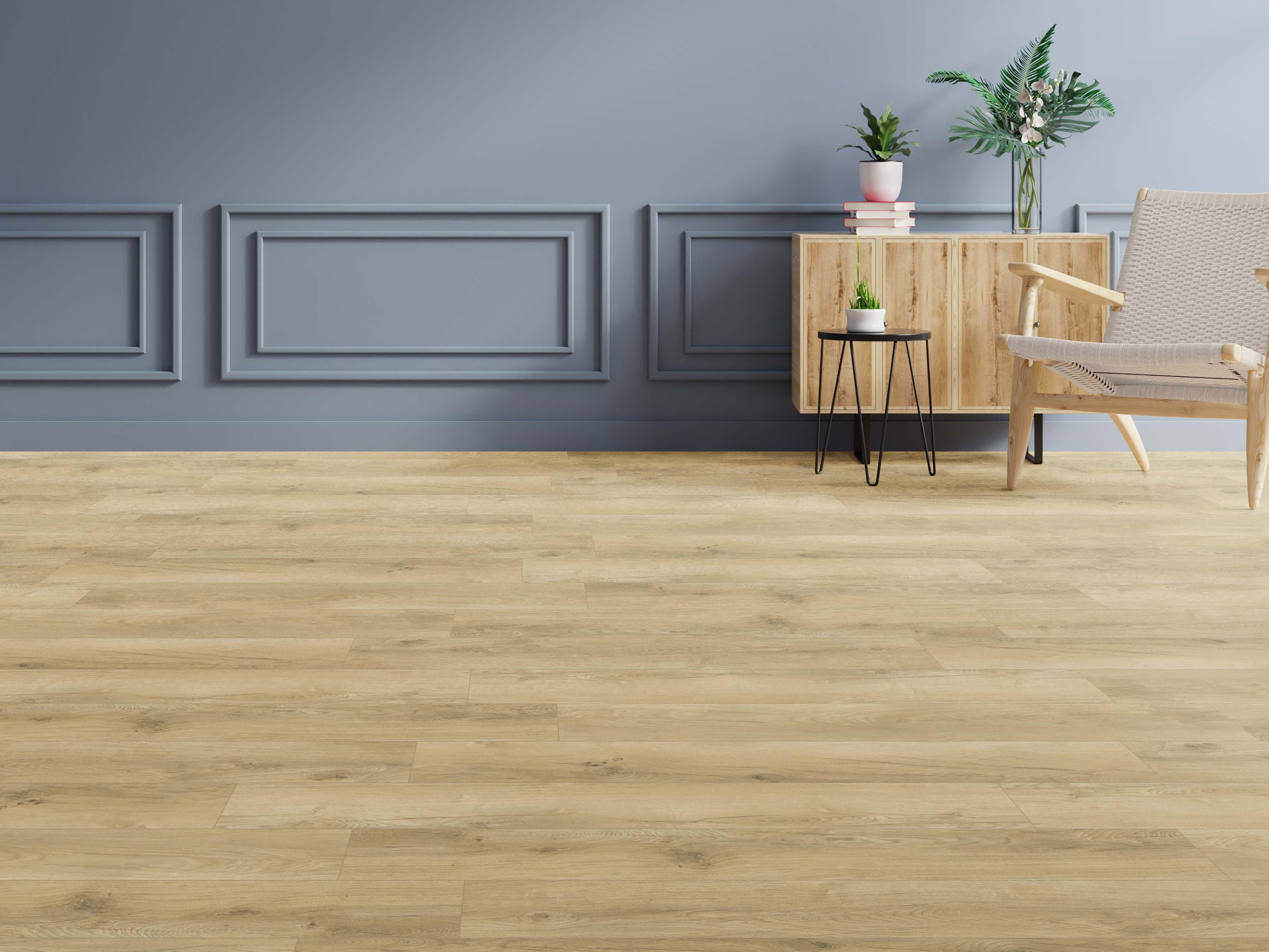 Fairborn Blonde Waterproof Rigid Core Luxury Vinyl Plank - Cork Pad
