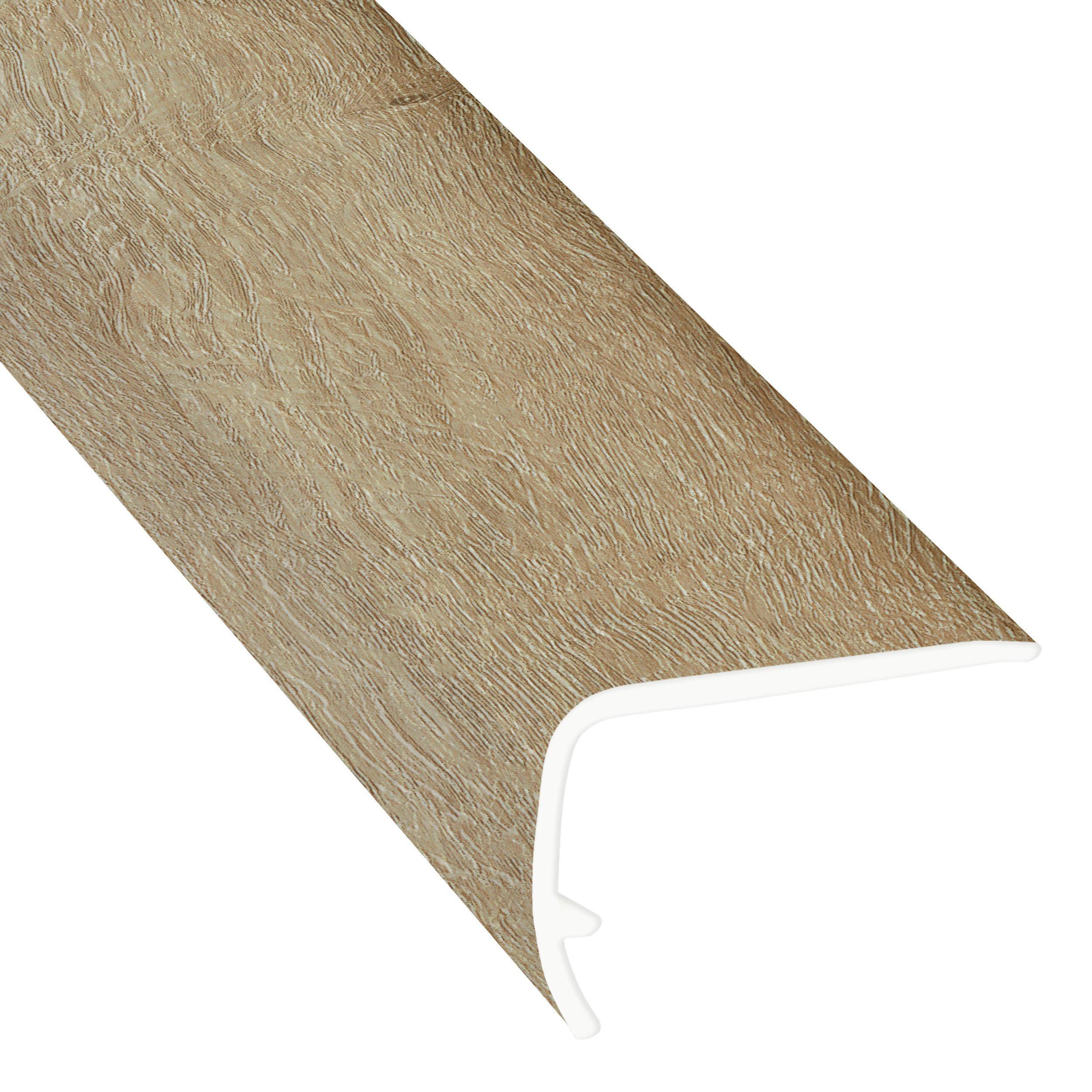 Grey Blonde 94in. Vinyl Overlapping Stair Nose