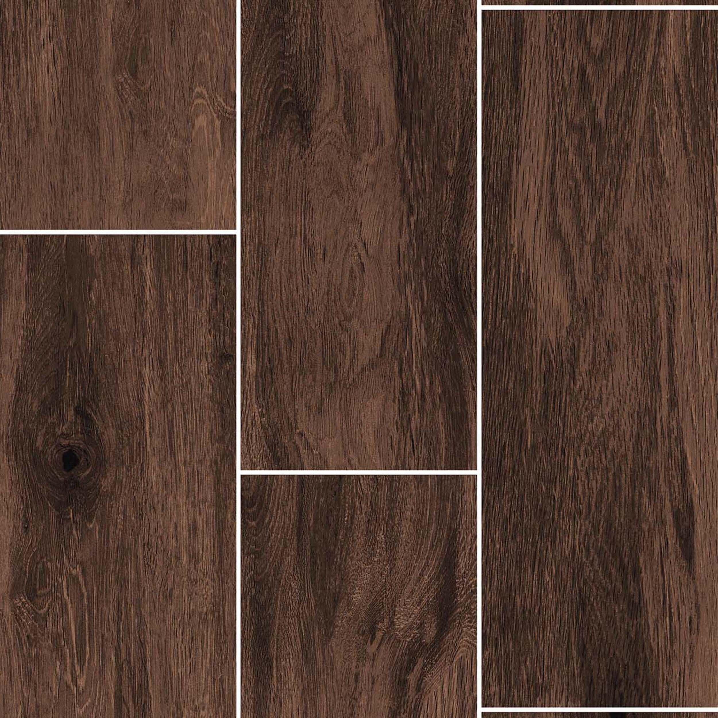 Triton Walnut Wood Plank Matte Ceramic Tile
