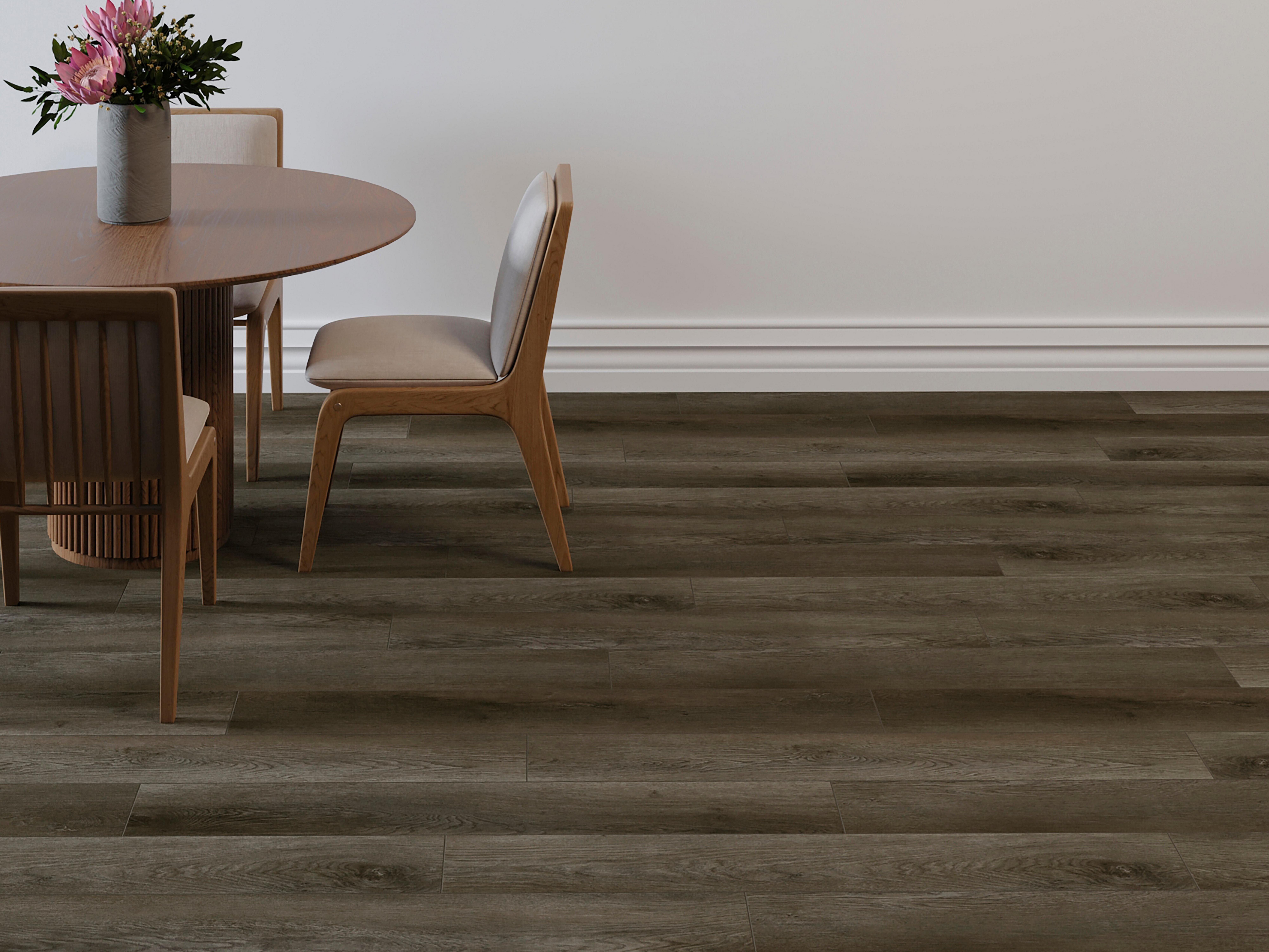 Mesquite Oak Waterproof Rigid Core Luxury Vinyl Plank - Cork Pad