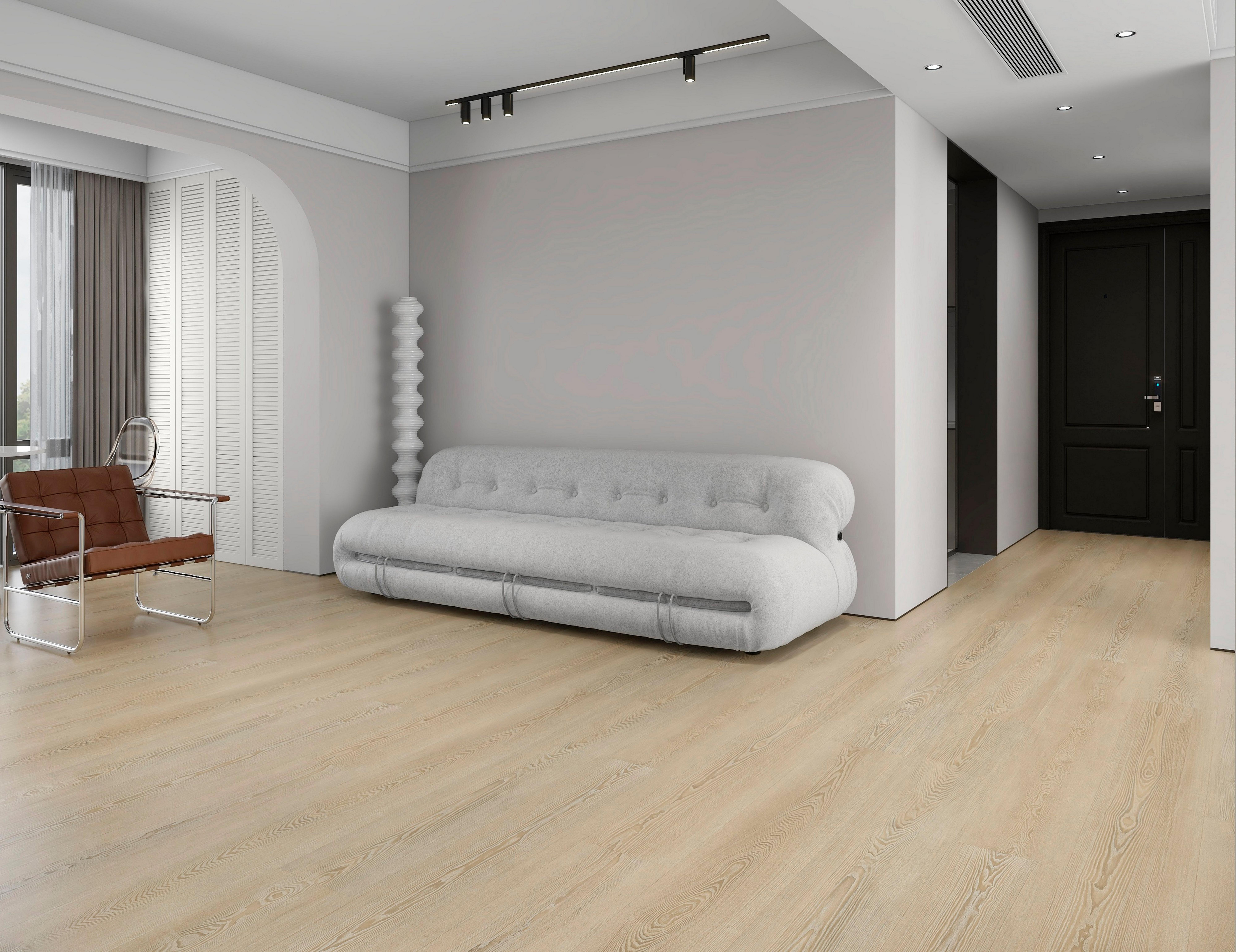 Denali Waterproof Rigid Core Luxury Vinyl Plank - Cork Pad