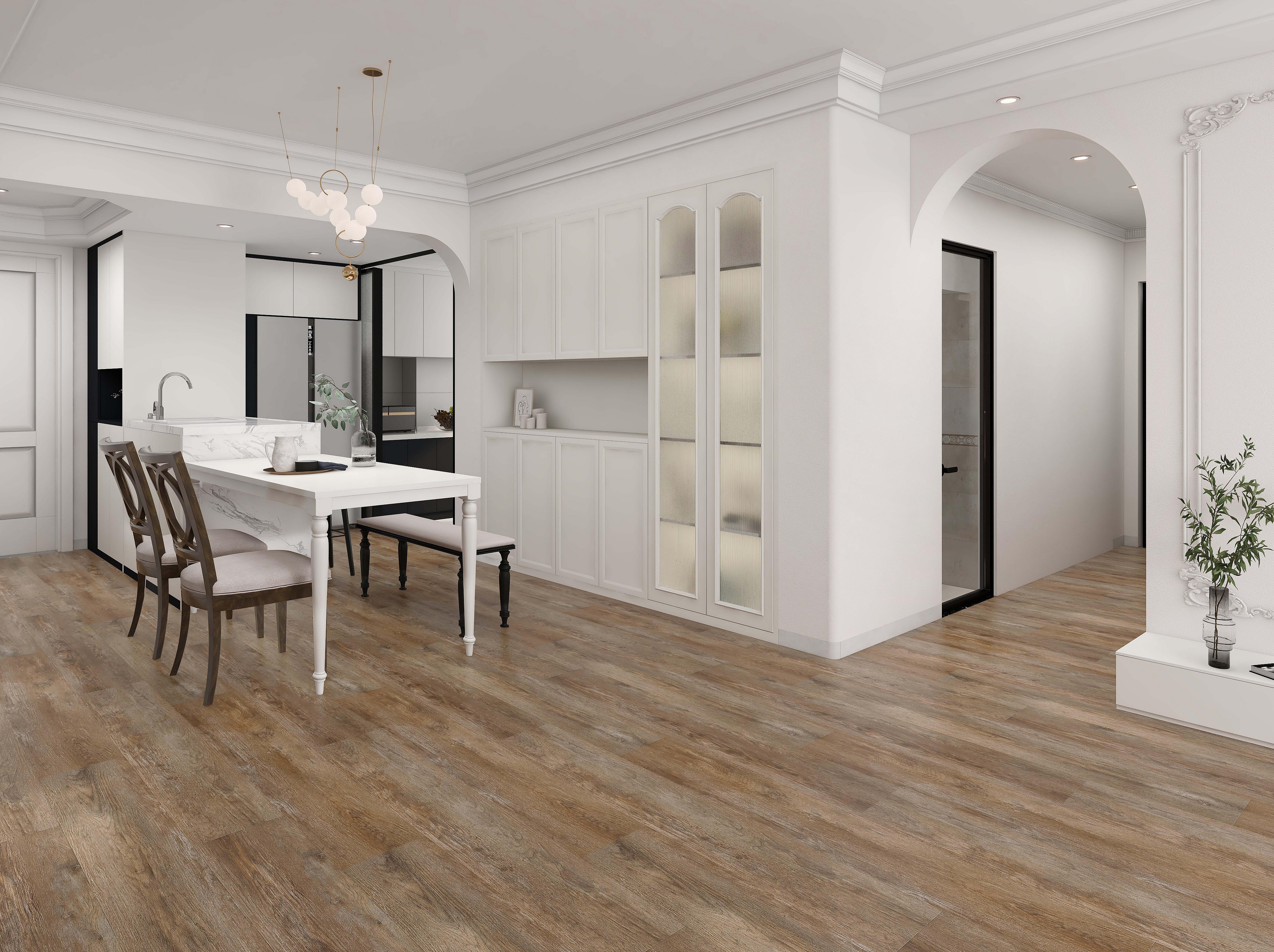 Alamo Oak Waterproof Rigid Core Luxury Vinyl Plank - Foam Pad