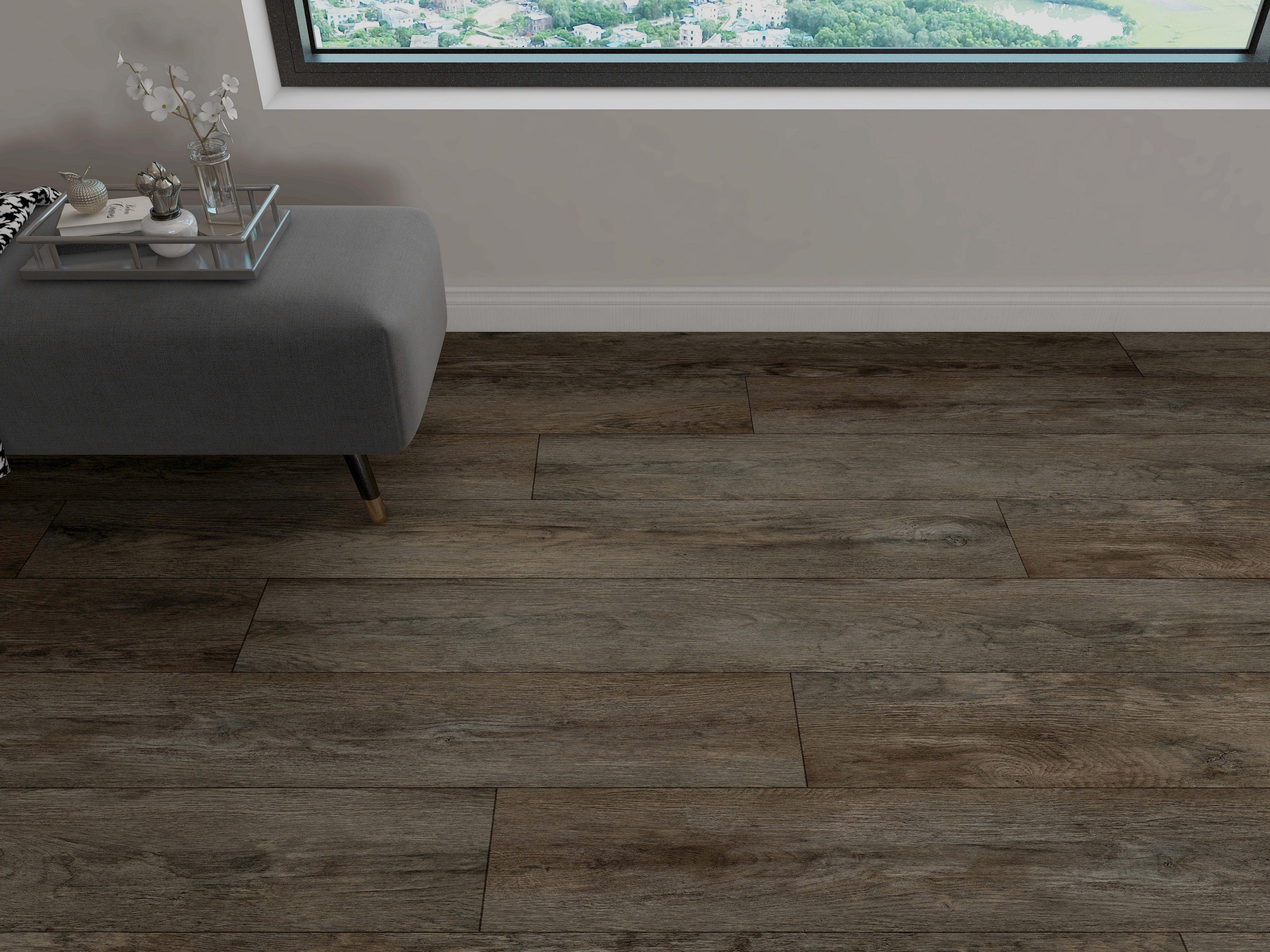 Stormy Elm Waterproof Rigid Core Luxury Vinyl Plank - Foam Pad