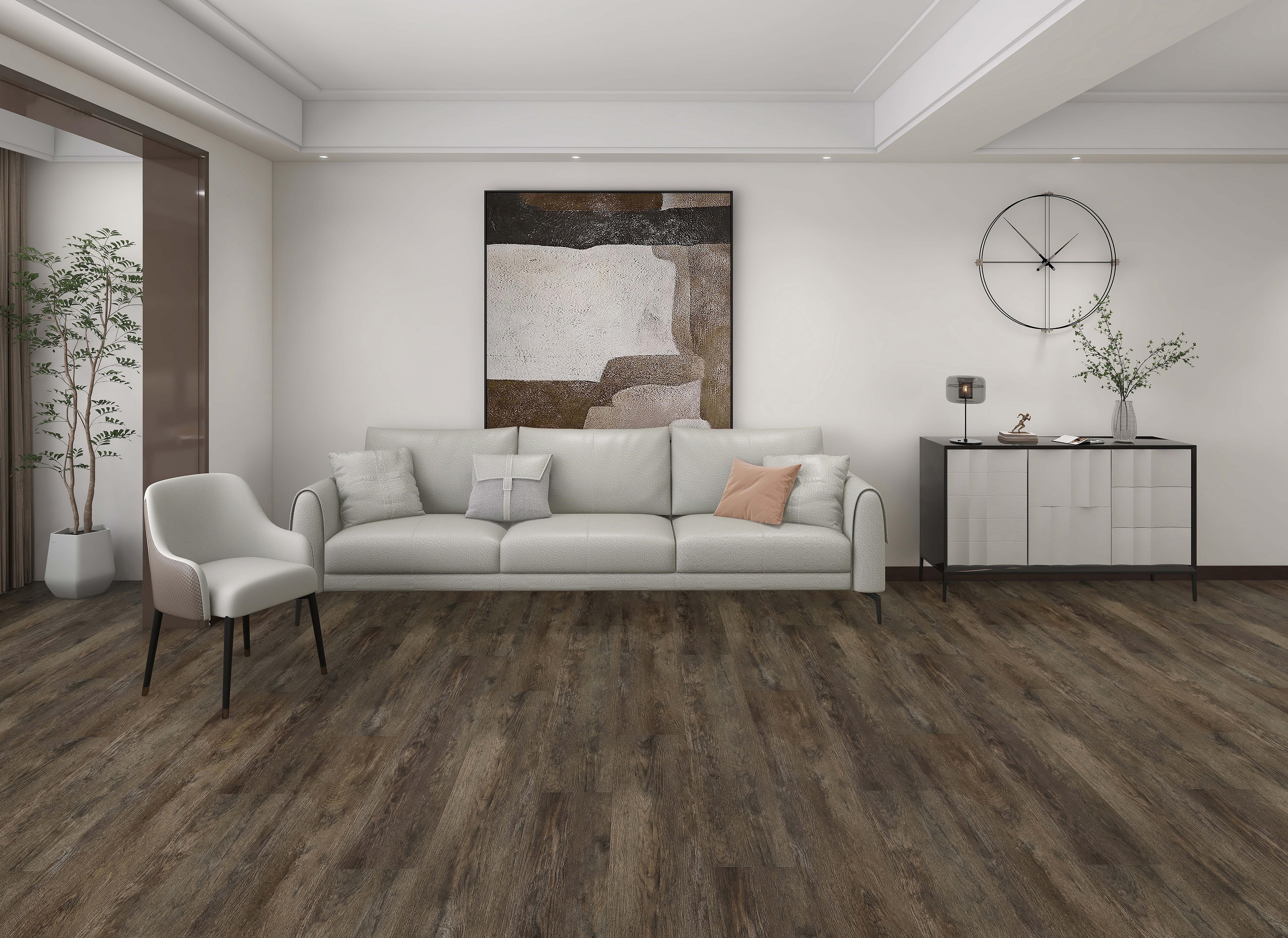 Stormy Elm Waterproof Rigid Core Luxury Vinyl Plank - Foam Pad