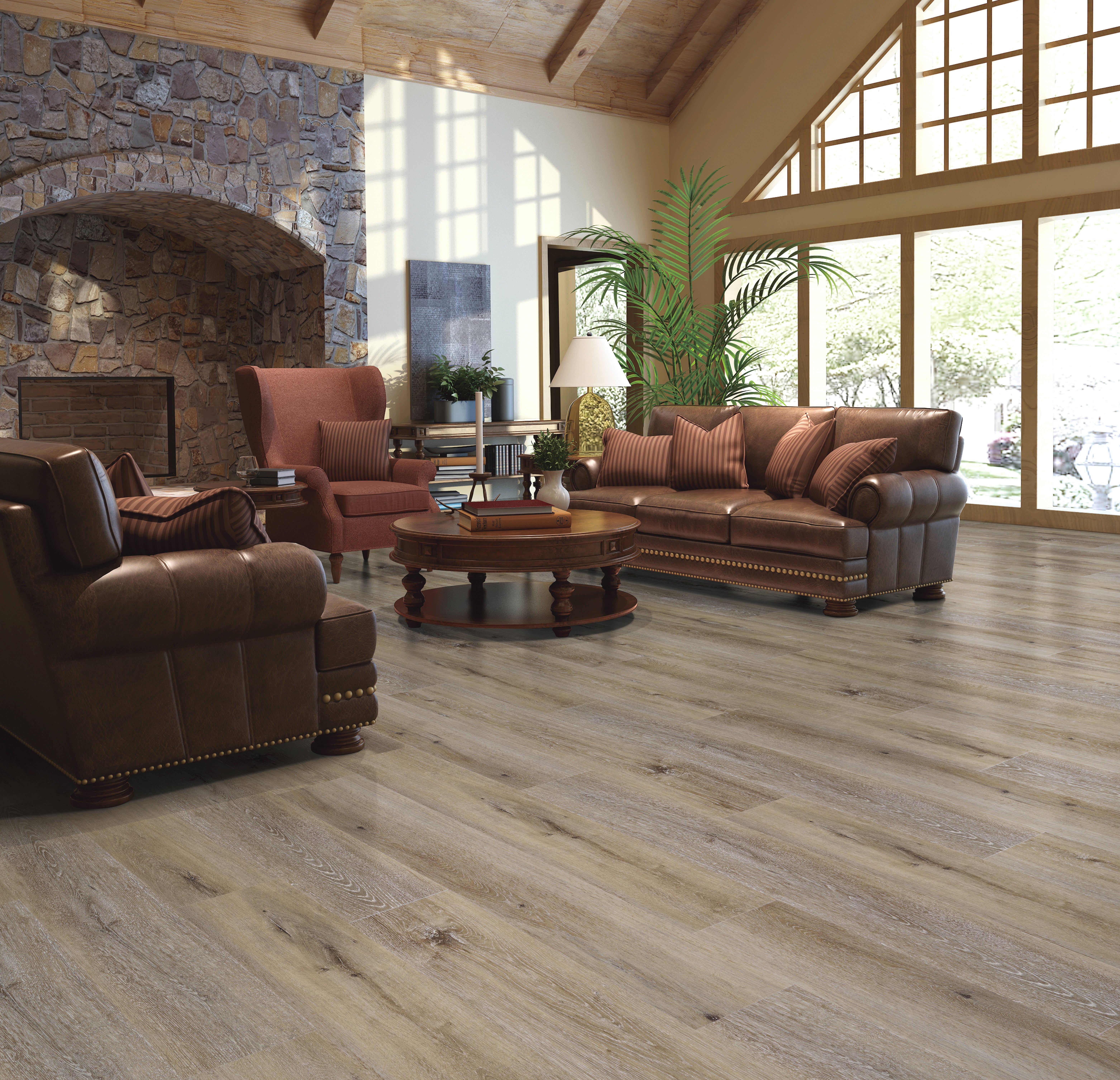 Timber Saddle Waterproof Rigid Core Luxury Vinyl Plank - Foam Pad