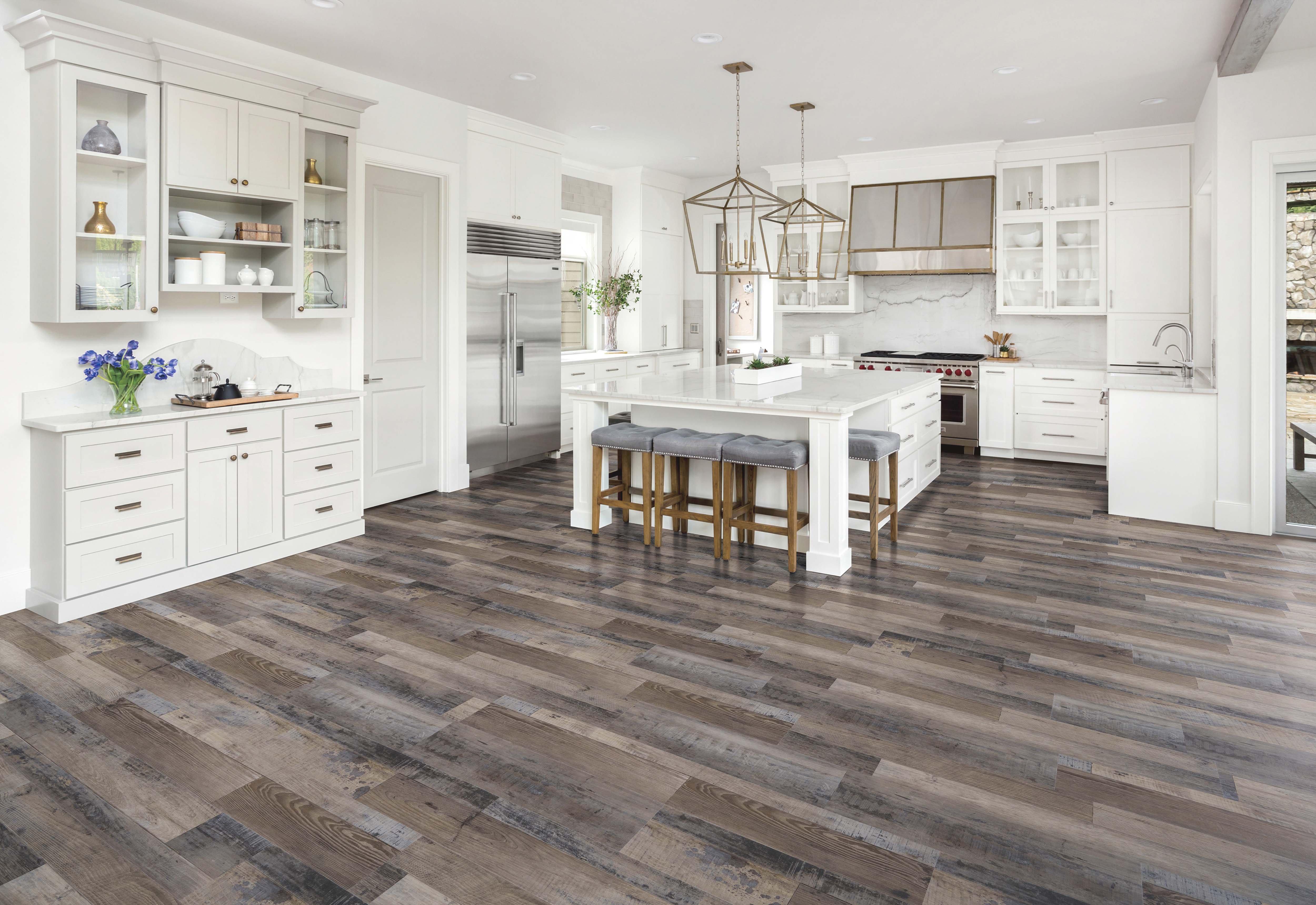 Boardwalk Oak Rigid Core Luxury Vinyl Plank - Foam Back | Floor and Decor