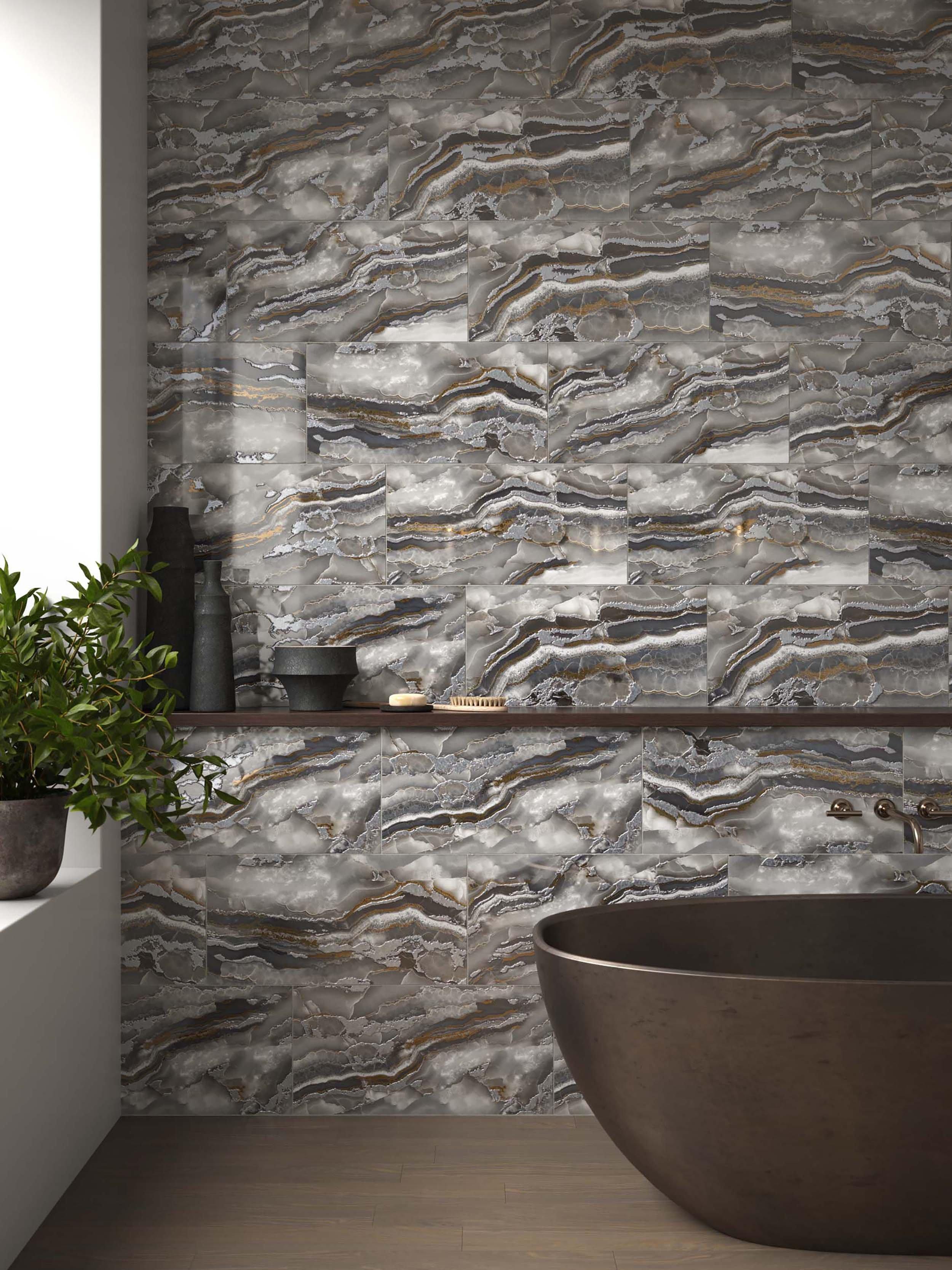 Duchess Gold High Gloss Ceramic Tile