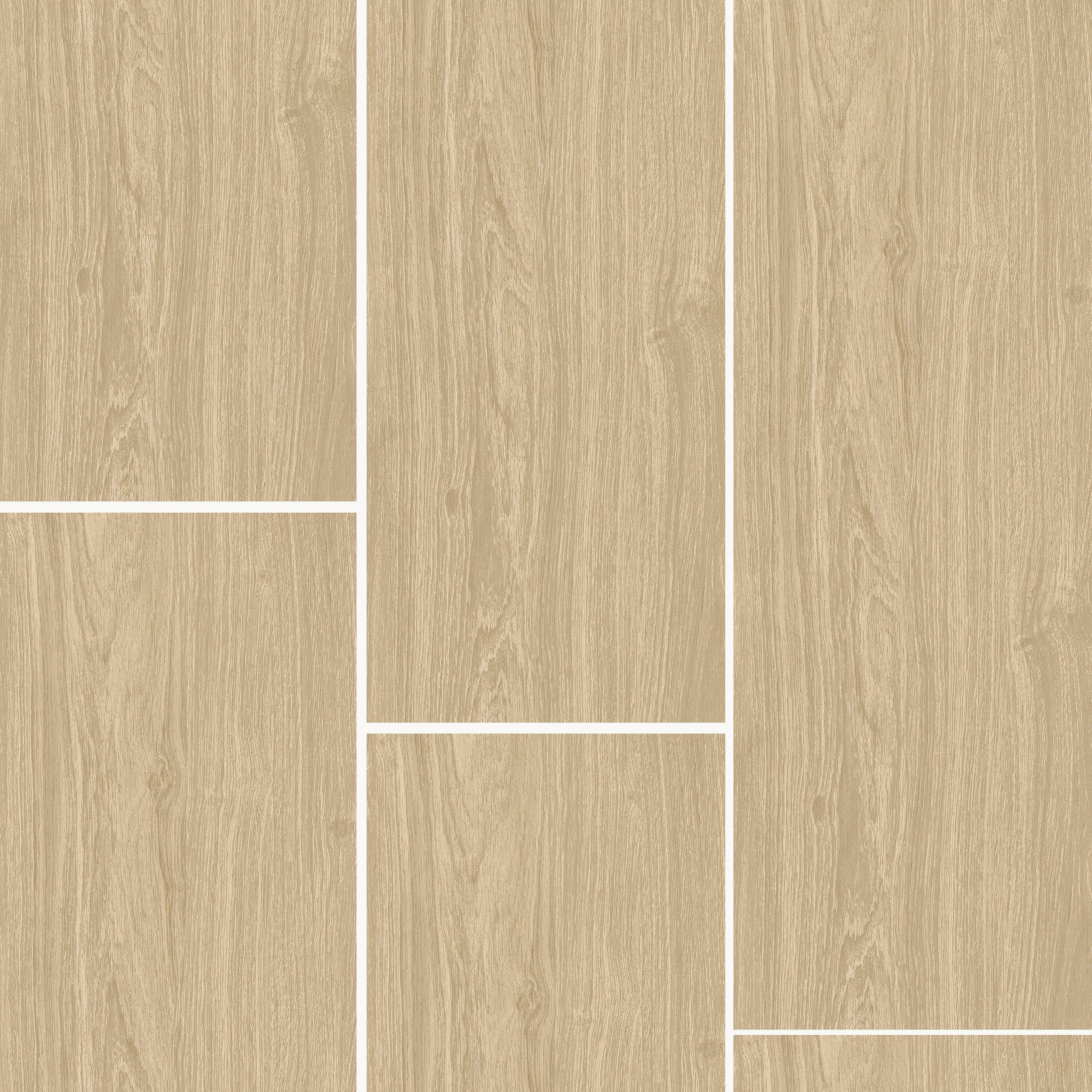 Sugar Blonde Wood Plank Ceramic Tile