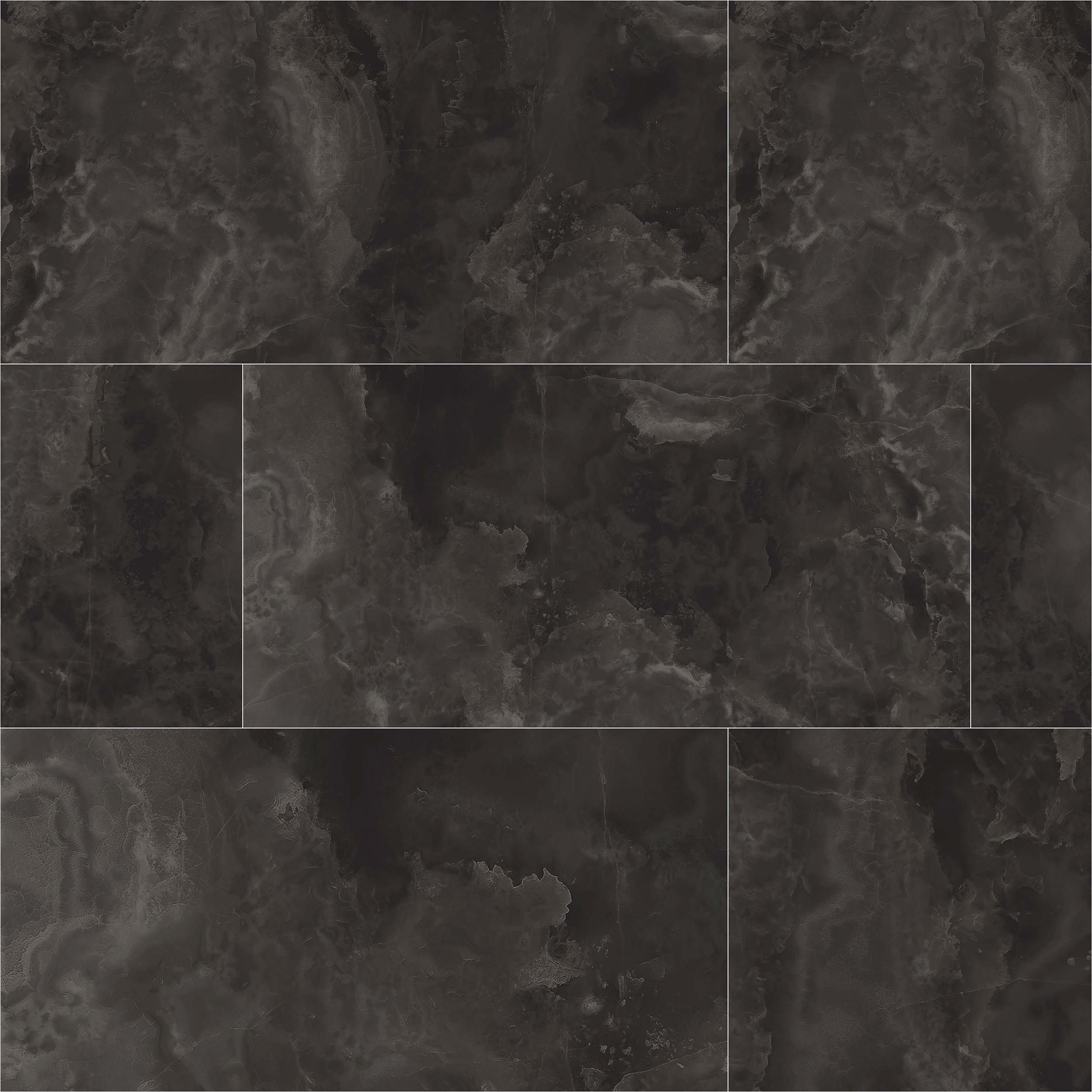 Onyx Noir Polished Porcelain Tile