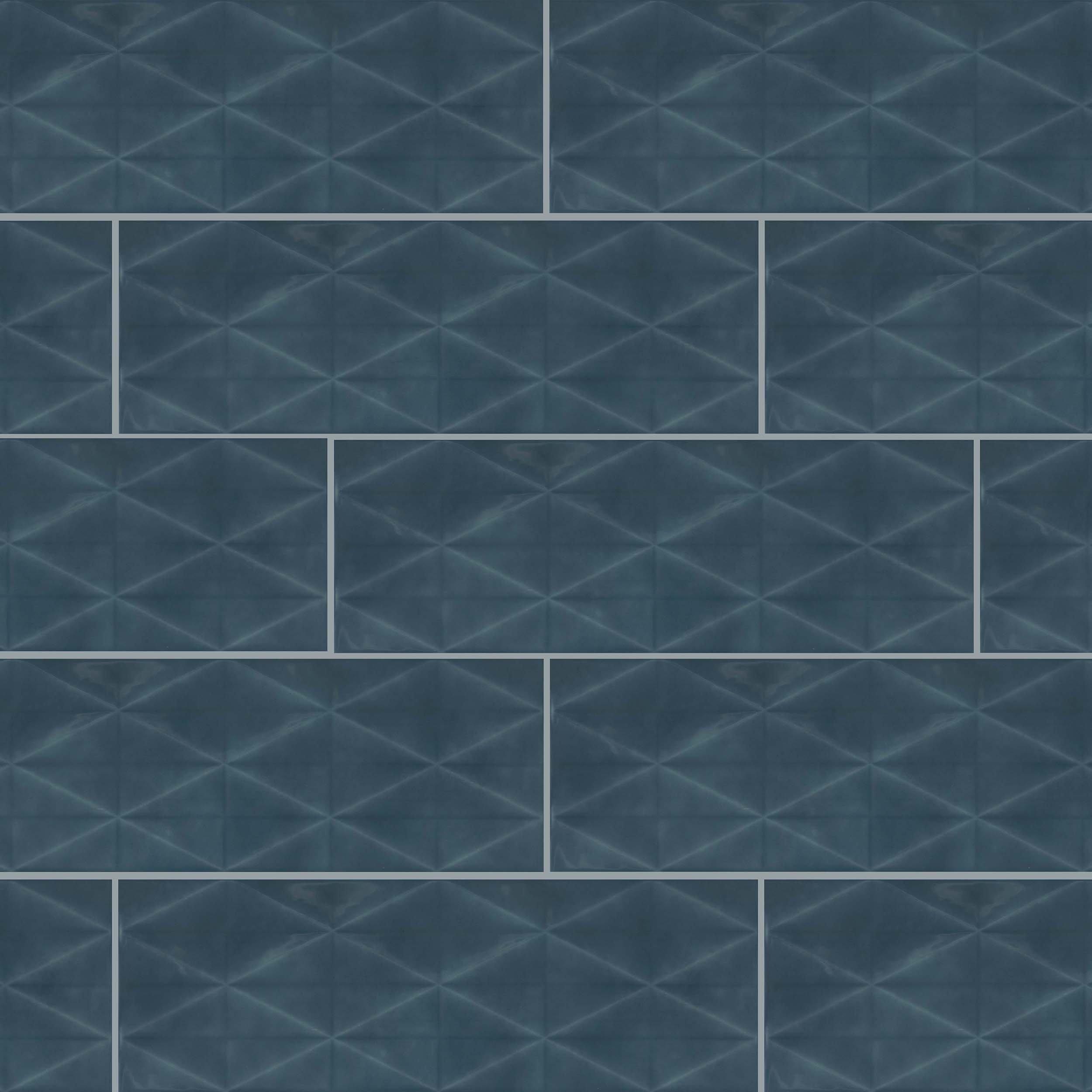 Antique Blue Diamond Wall Tile