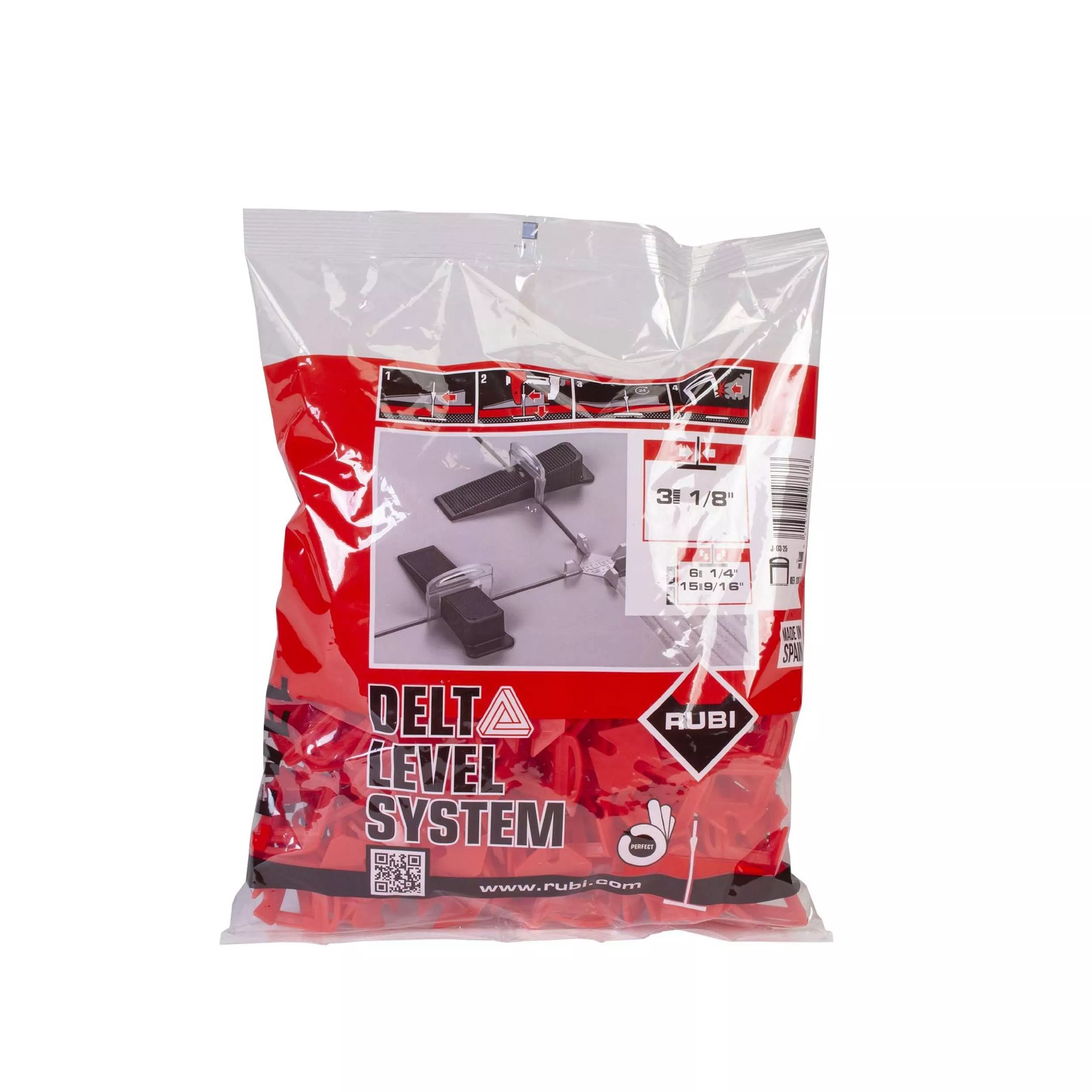 Rubi 1/8in. Delta Leveling Clips 200 count Floor and Decor