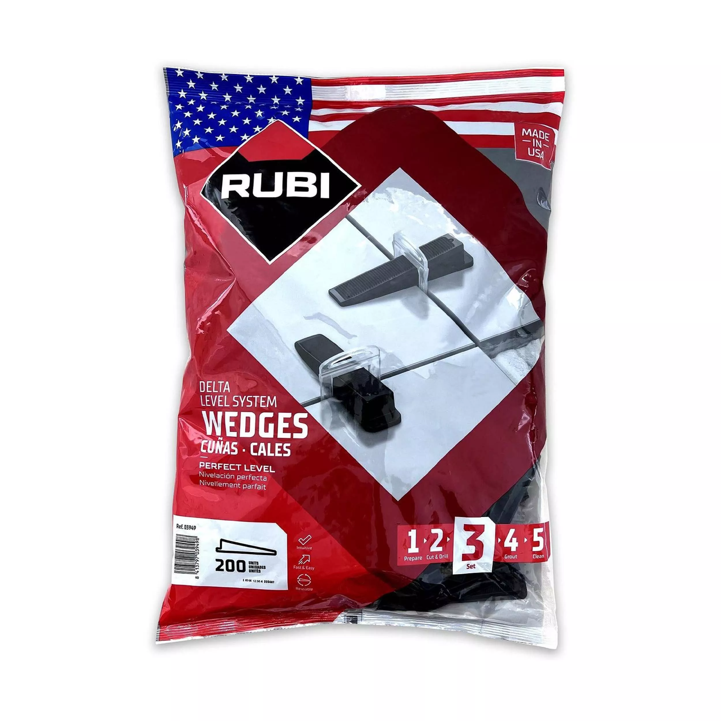 Rubi Delta Tile Leveling Wedges 200 count | Floor and Decor