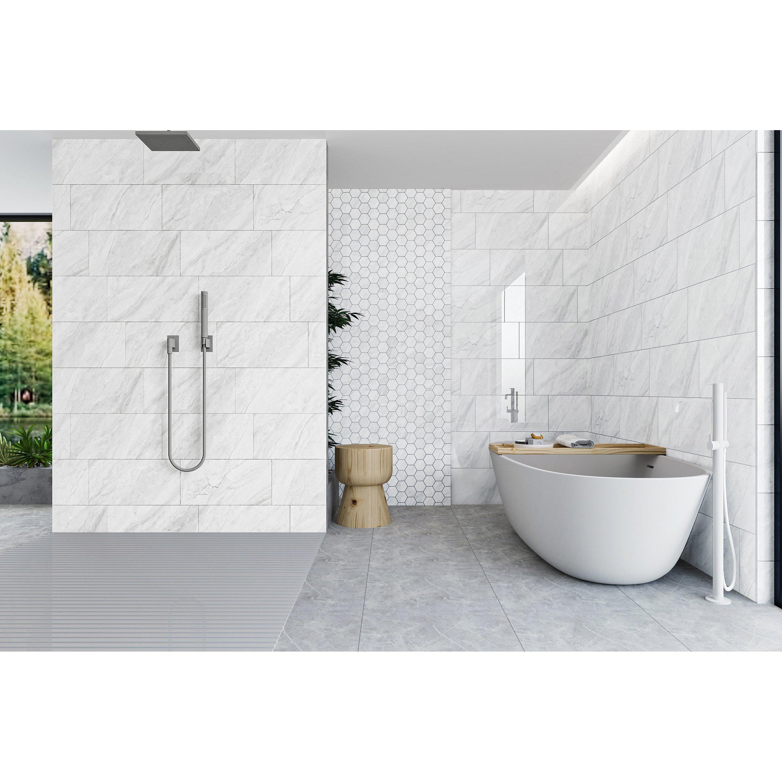 Ceramic Tile - Harmony White Polish 24x24 - D & R Flooring