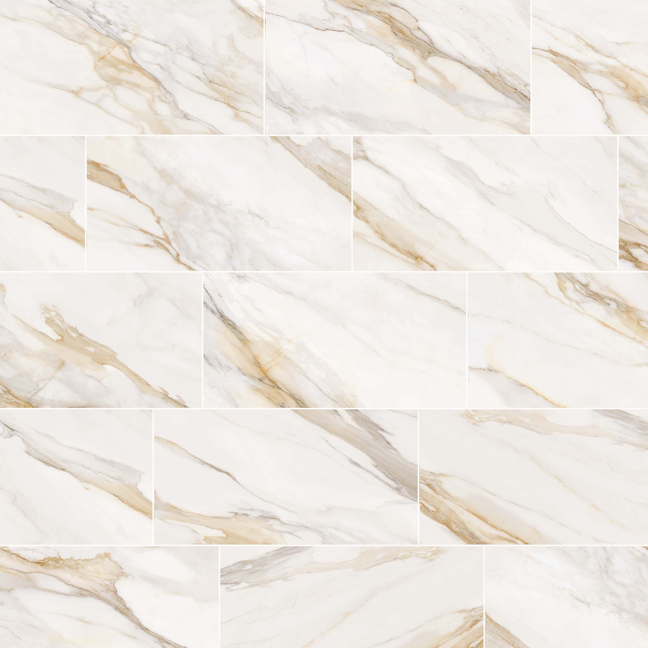 Romana Bianca Polished Porcelain Tile