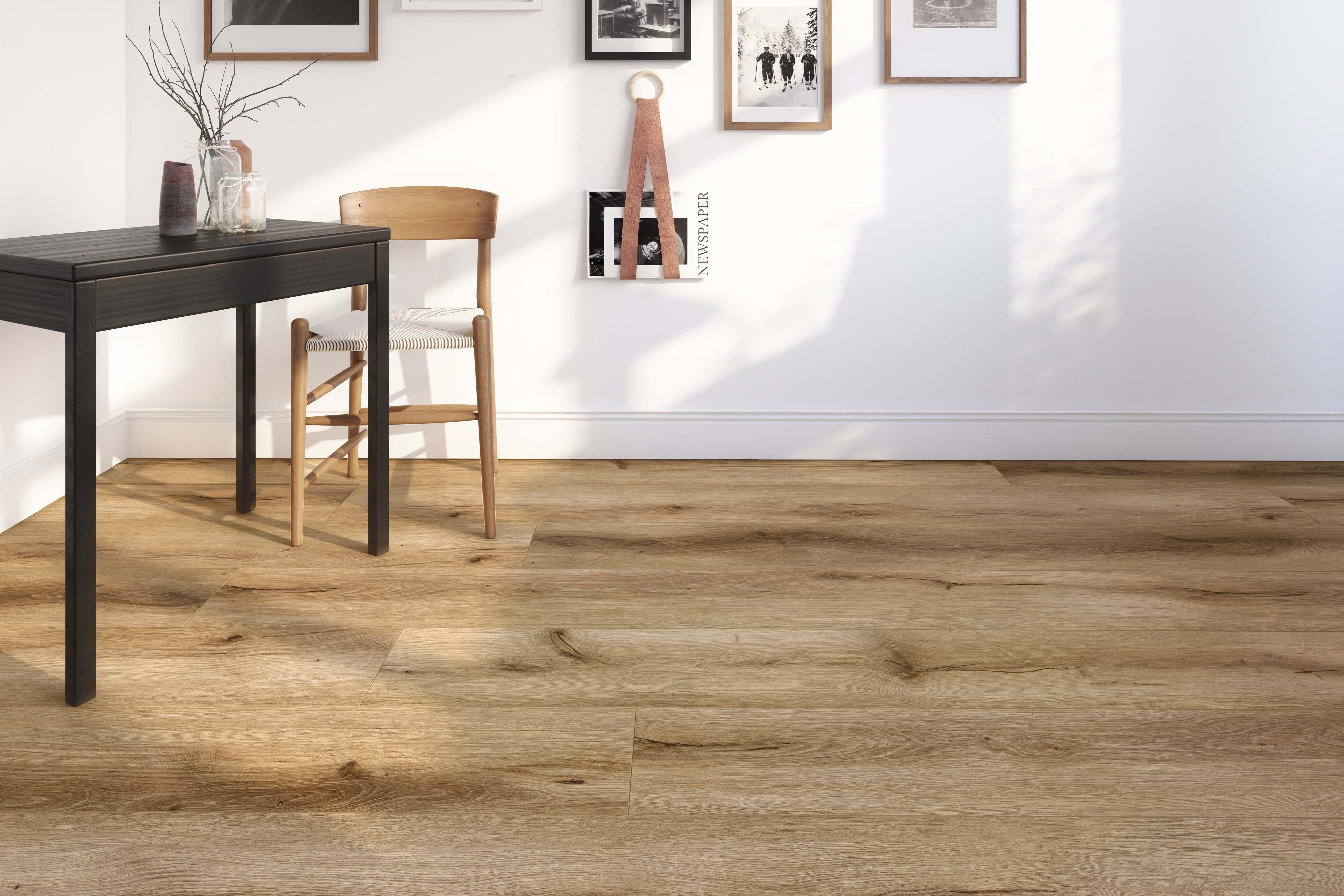 Timber Creek Waterproof Rigid Core Luxury Vinyl Plank - Cork Pad