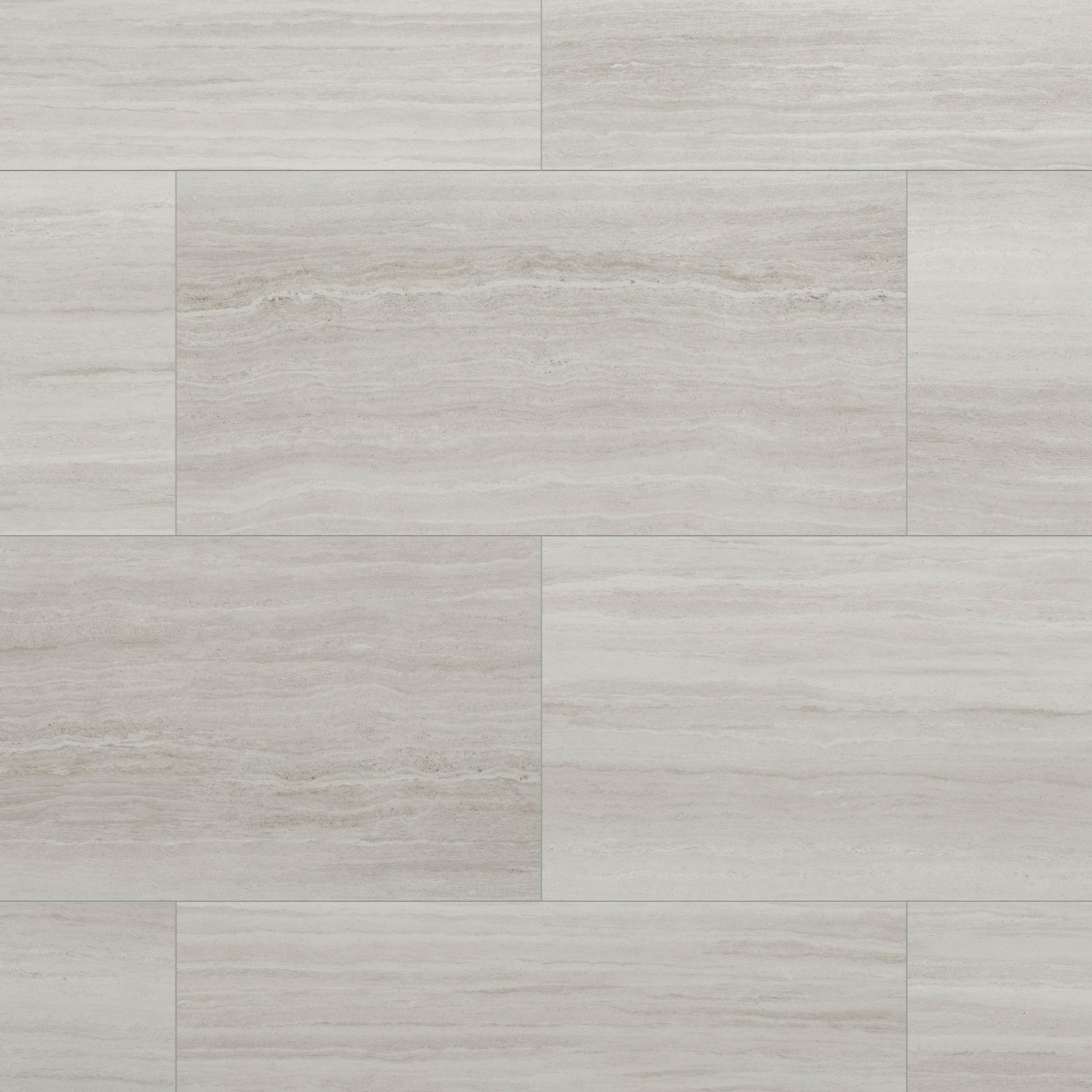 White Valentino Rigid Core Luxury Vinyl Plank - Foam Back