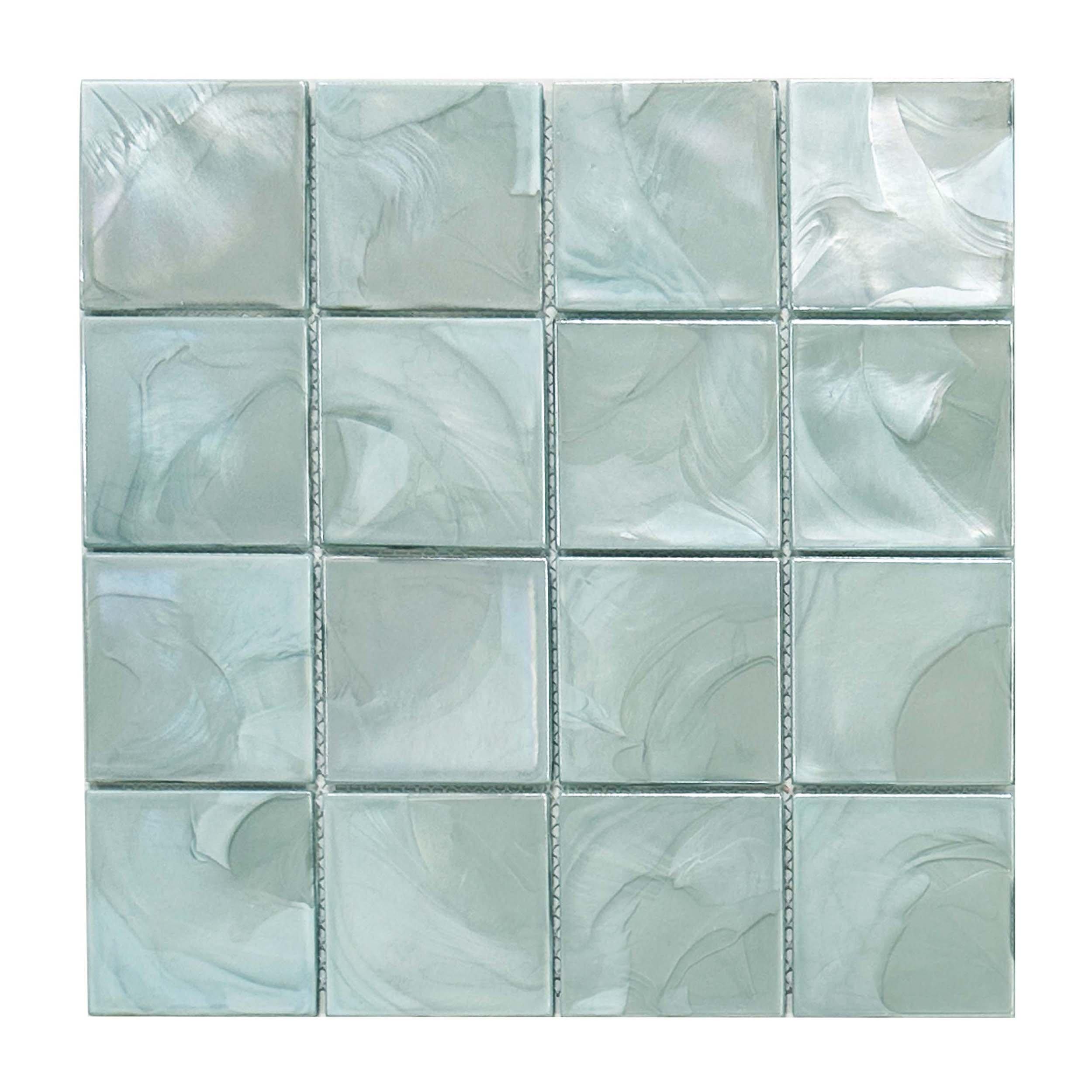 Antigua Square Hot Glass Mosaic