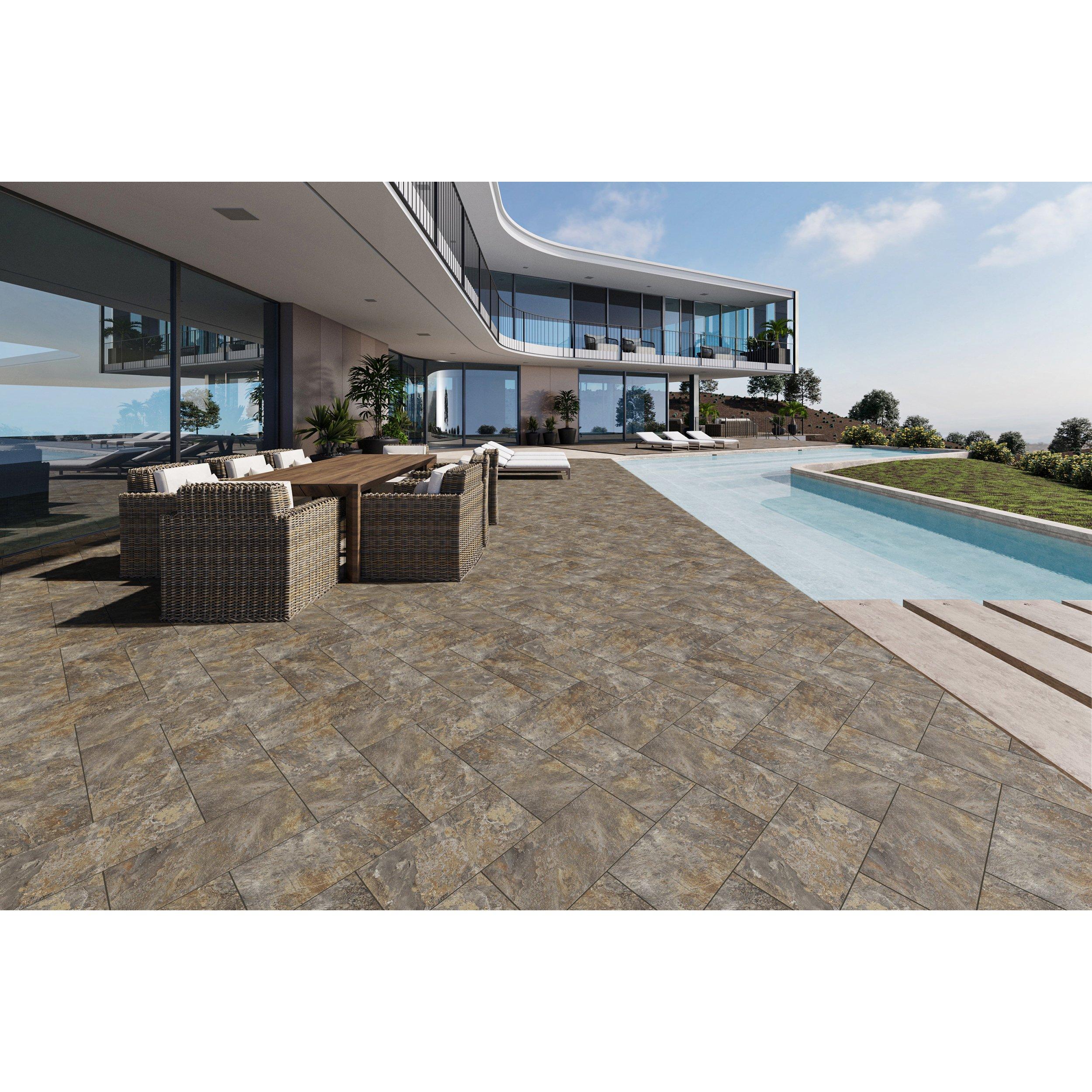 Shadowstone Slate Matte Porcelain Tile