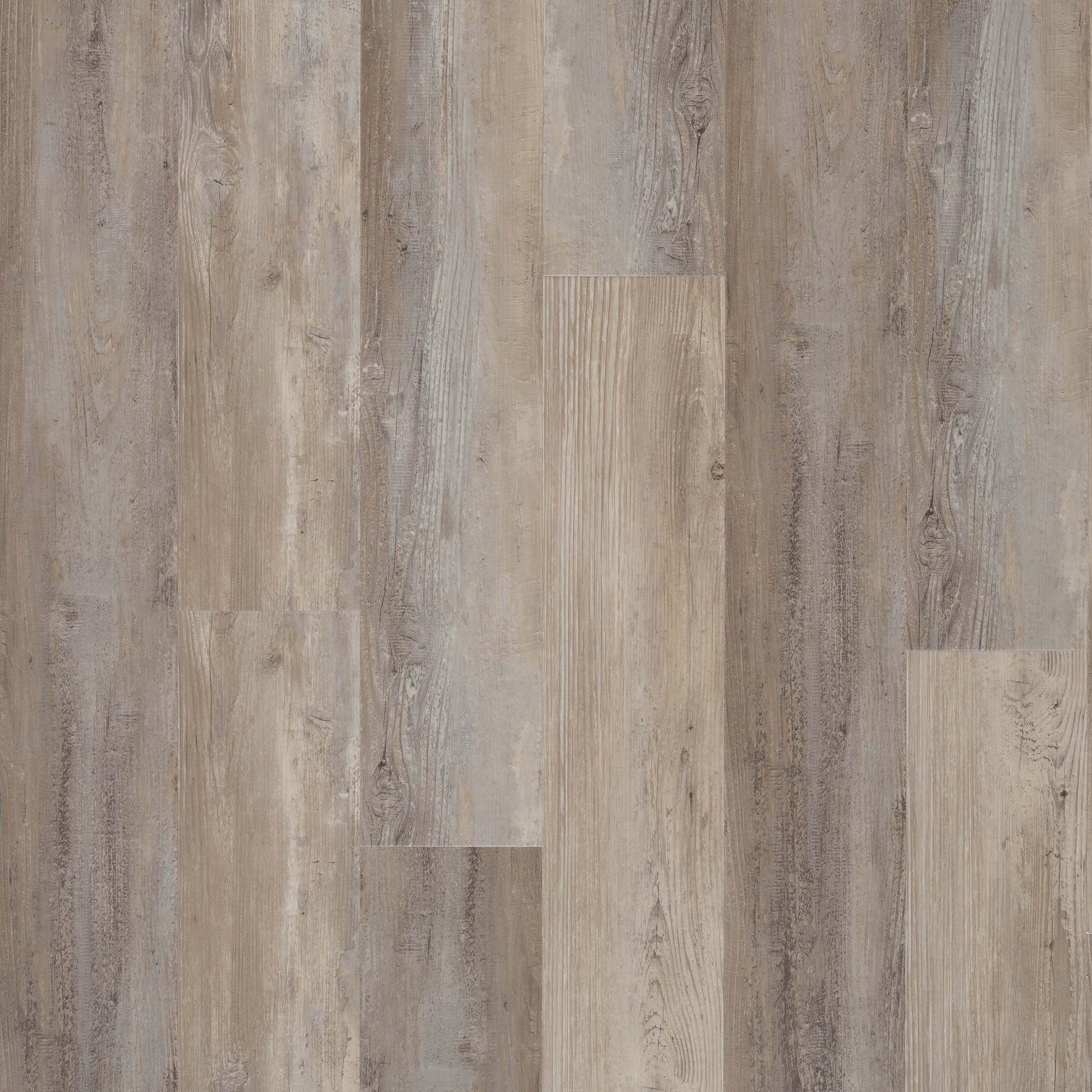 Mountain White Waterproof Rigid Core Luxury Vinyl Plank - Cork Pad