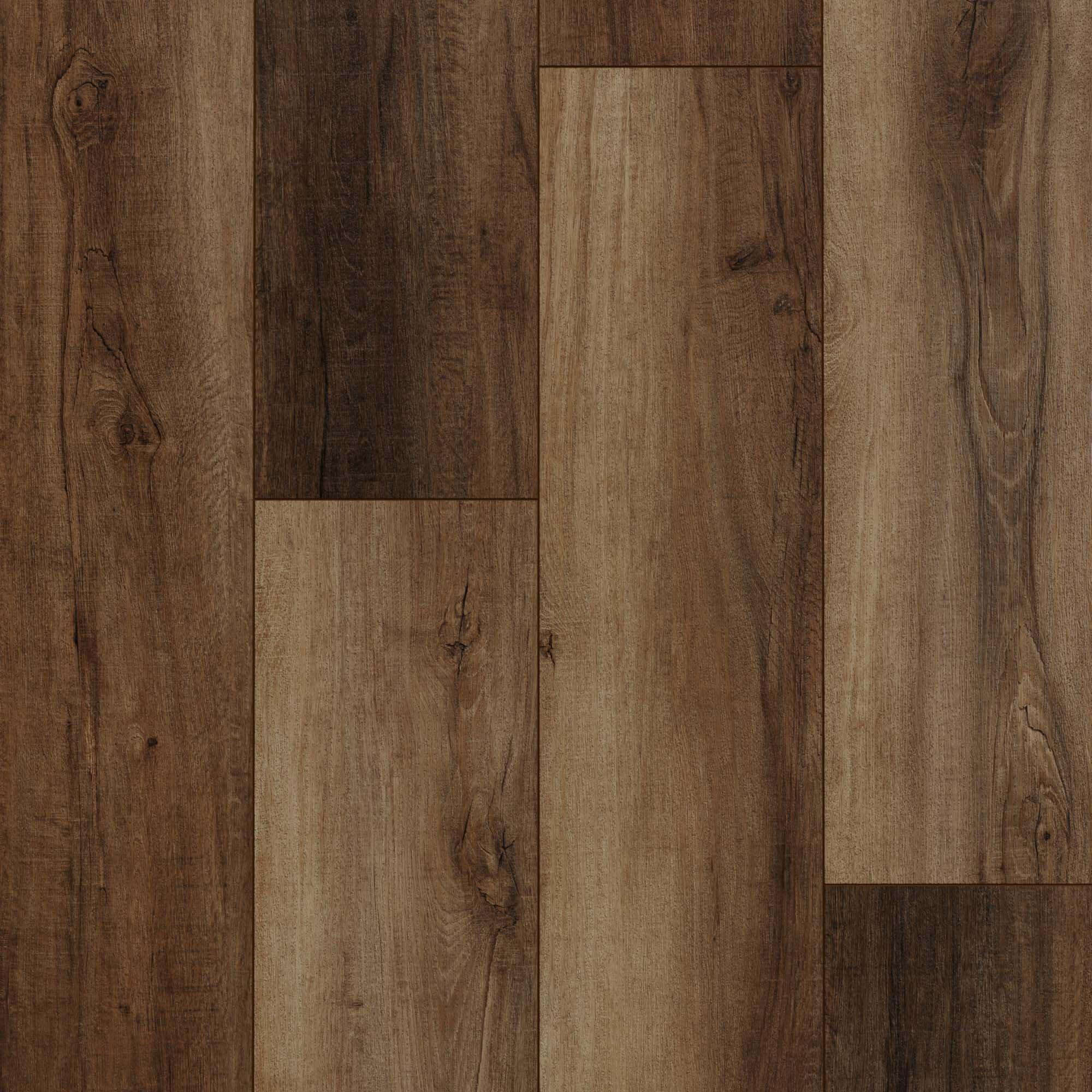 Auburn Oak Rigid Core Luxury Vinyl Plank Cork Back Floor and Decor
