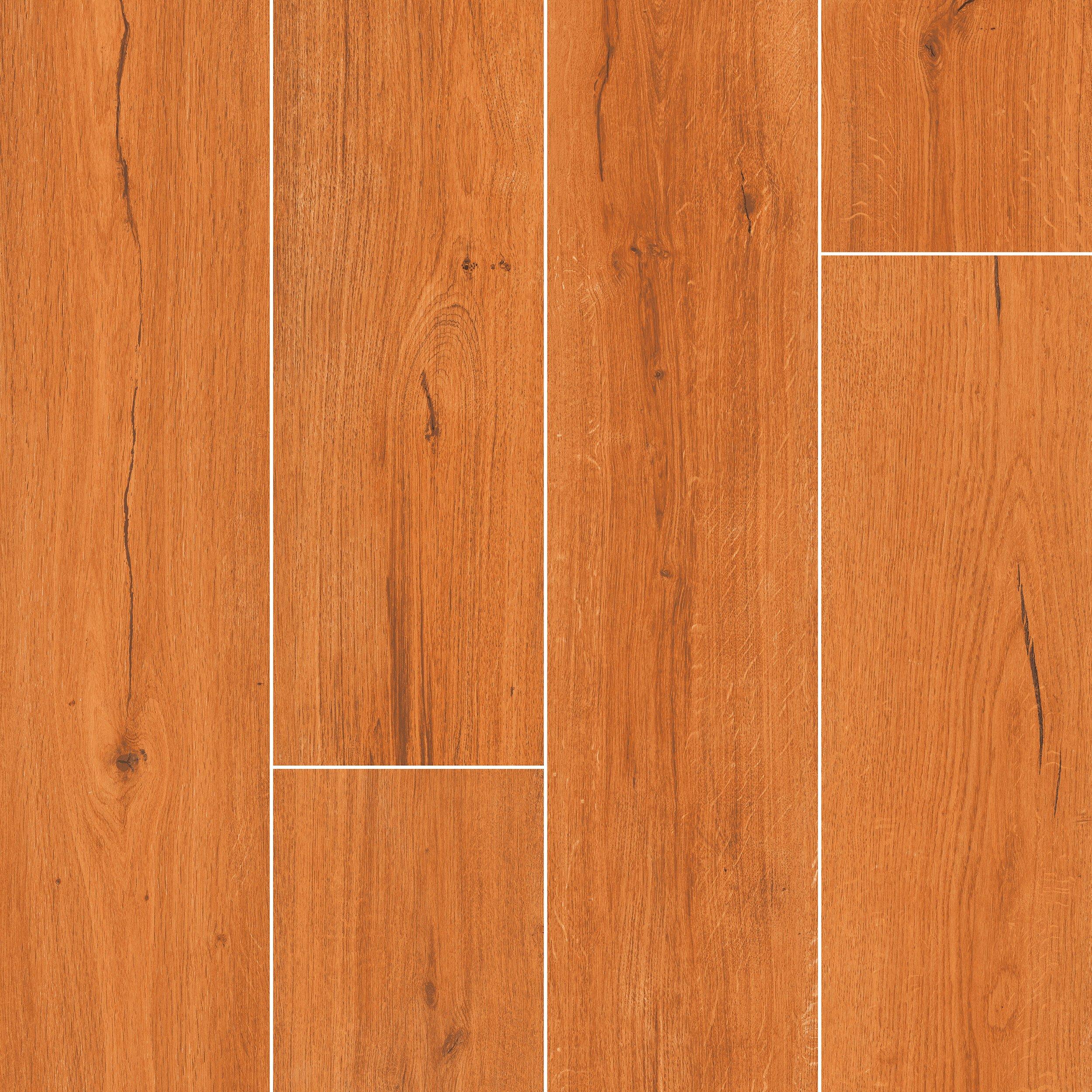 Fleetwood Cherry Wood Plank Matte Porcelain Tile