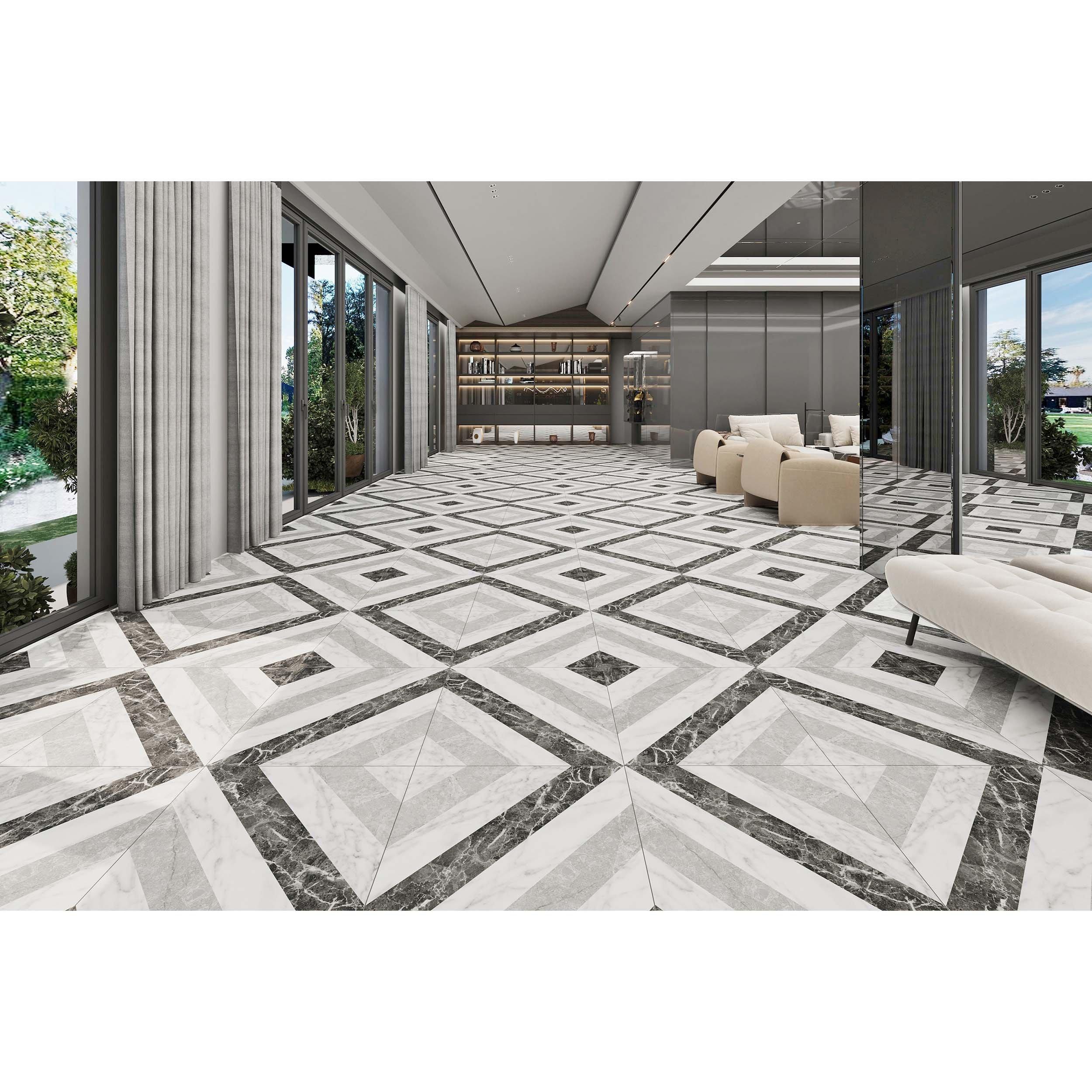 Lunar Noir Matte Porcelain Tile