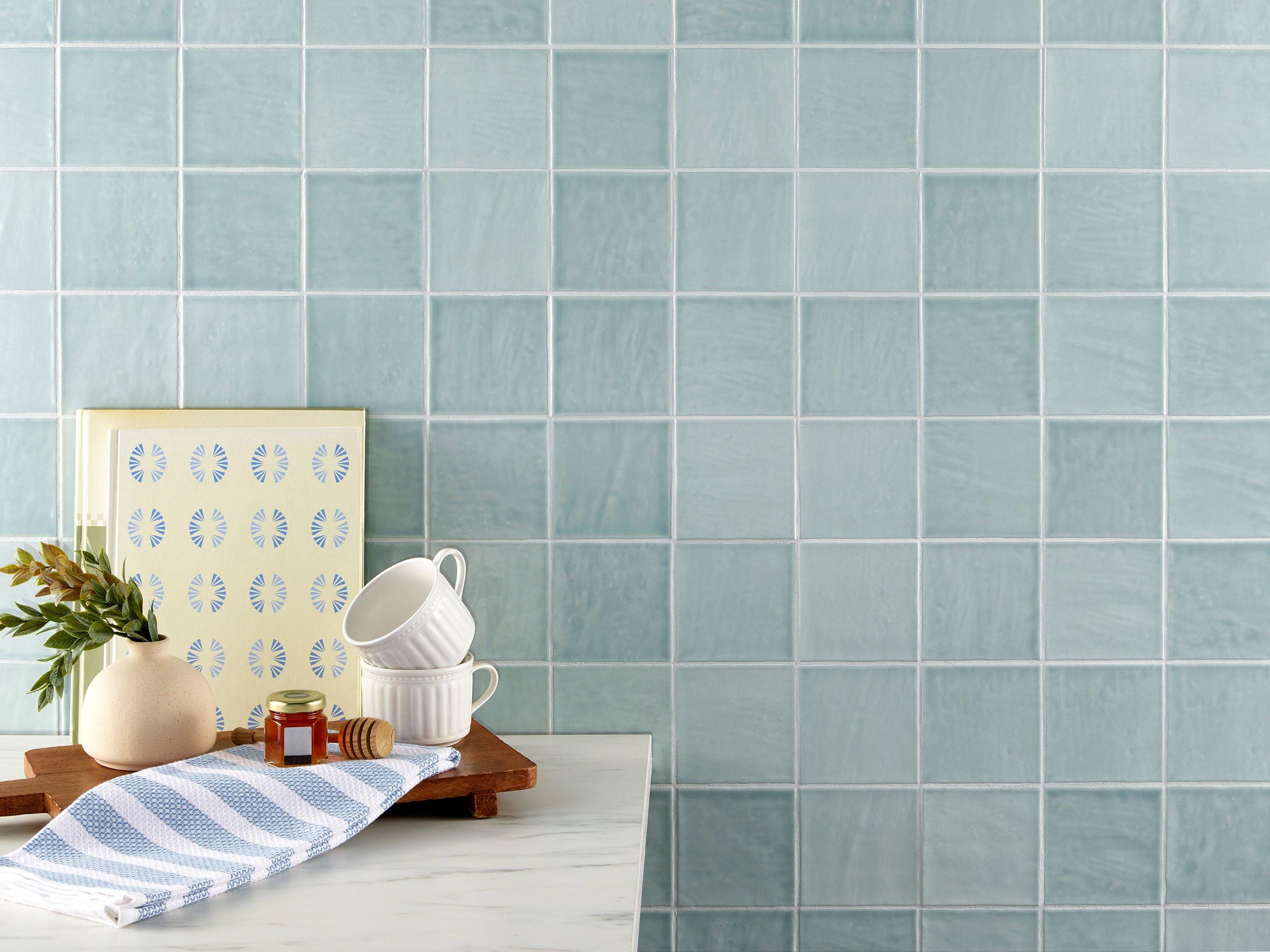 Zellige Sky Ceramic Tile