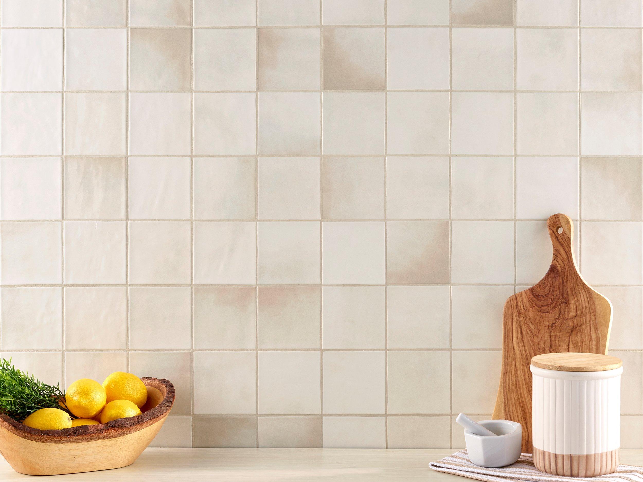 Zellige Crema Ceramic Tile | Floor and Decor