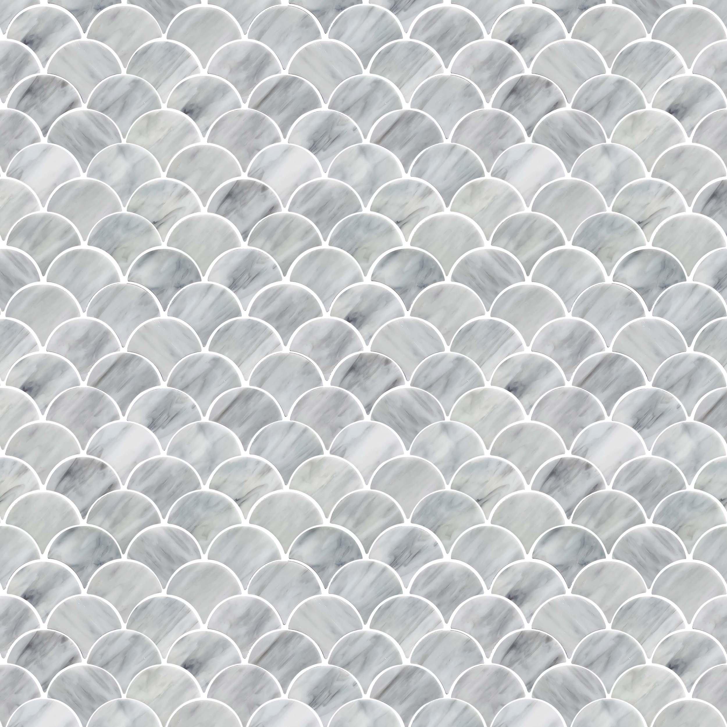 Reva Art Glass Fan Mosaic