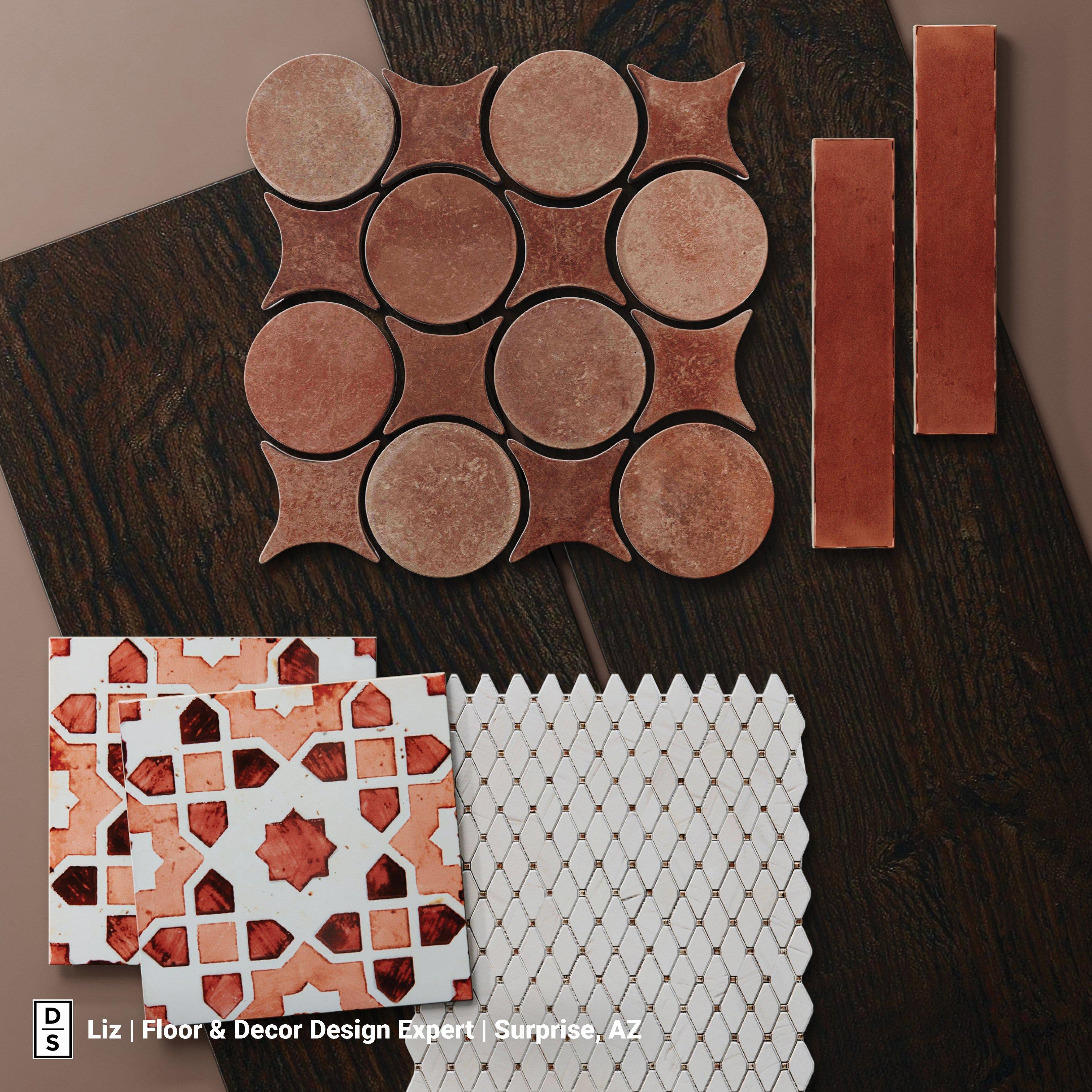 Dolomite Rose Clipped Diamond Polished Marble Mosaic