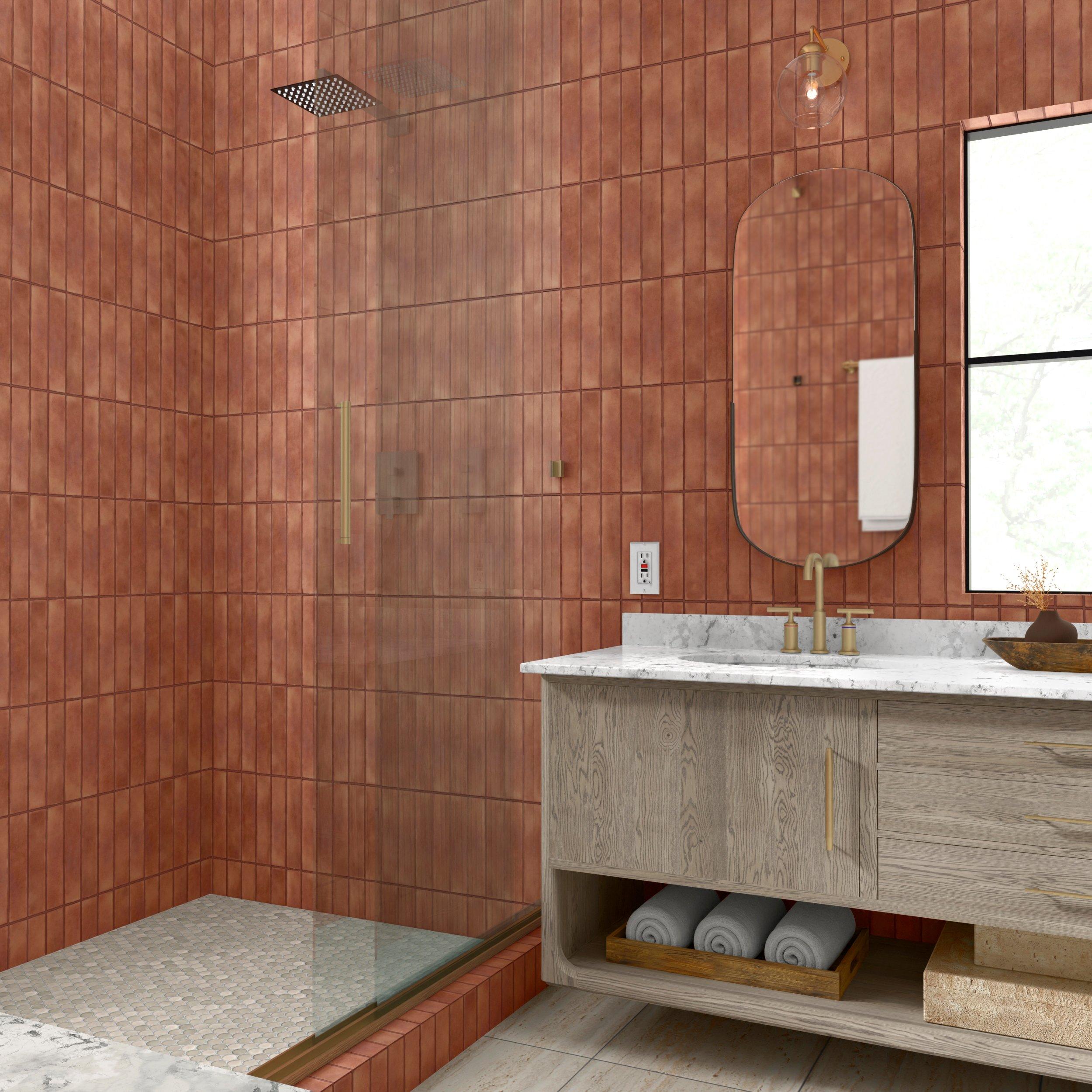 Rojo Umber Ceramic Tile