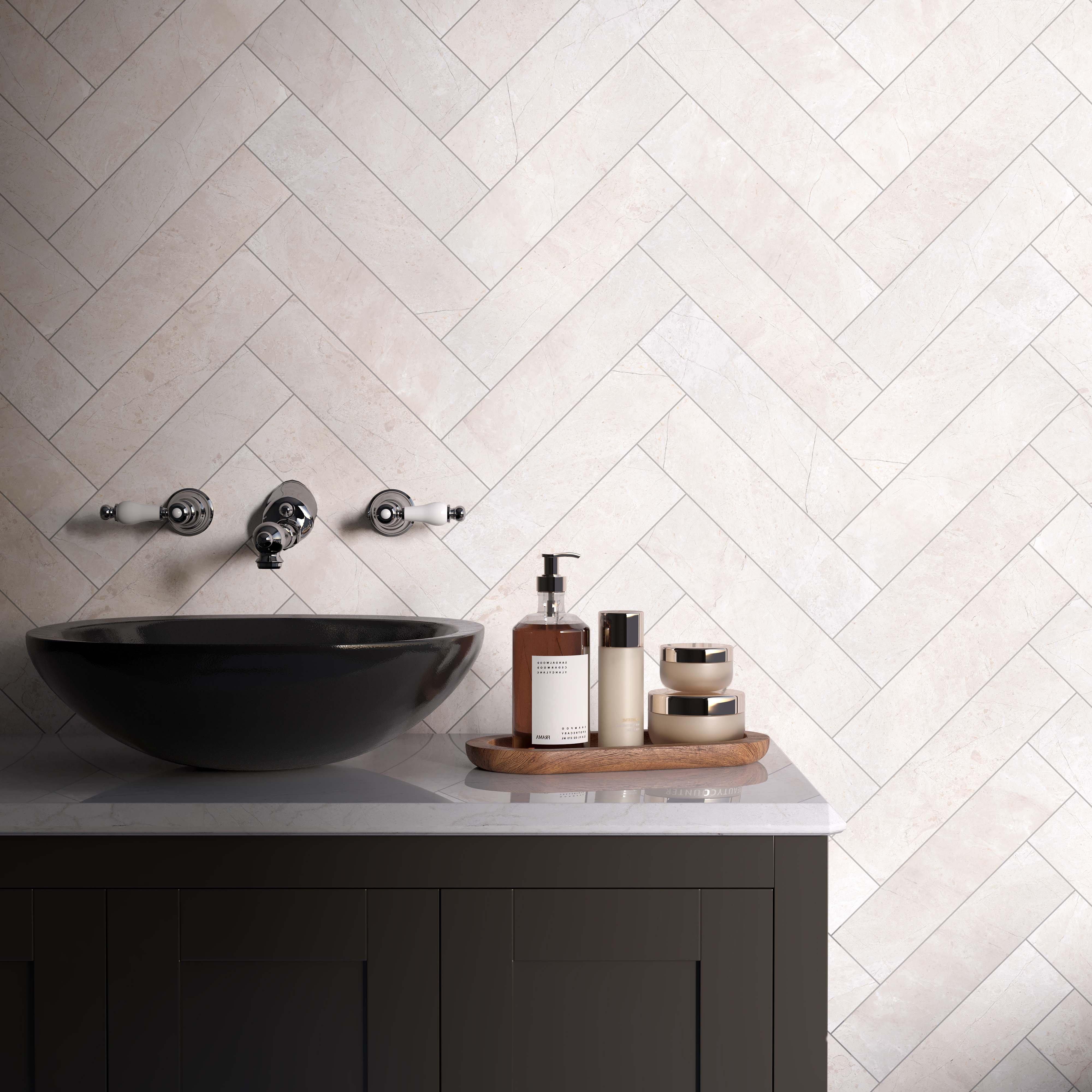 Sophia Marfil Honed Marble Tile