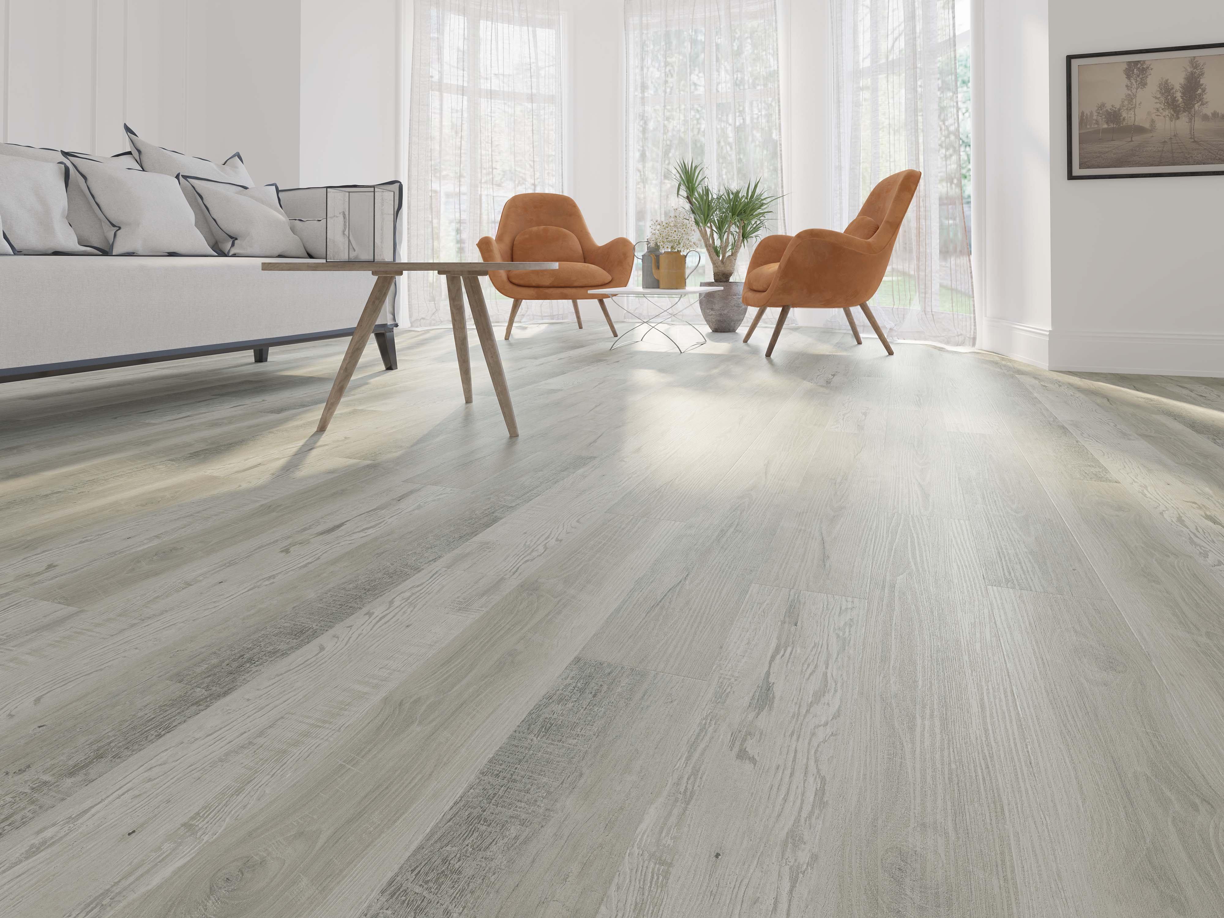 Broadland White Waterproof Rigid Core Luxury Vinyl Plank - Foam Pad