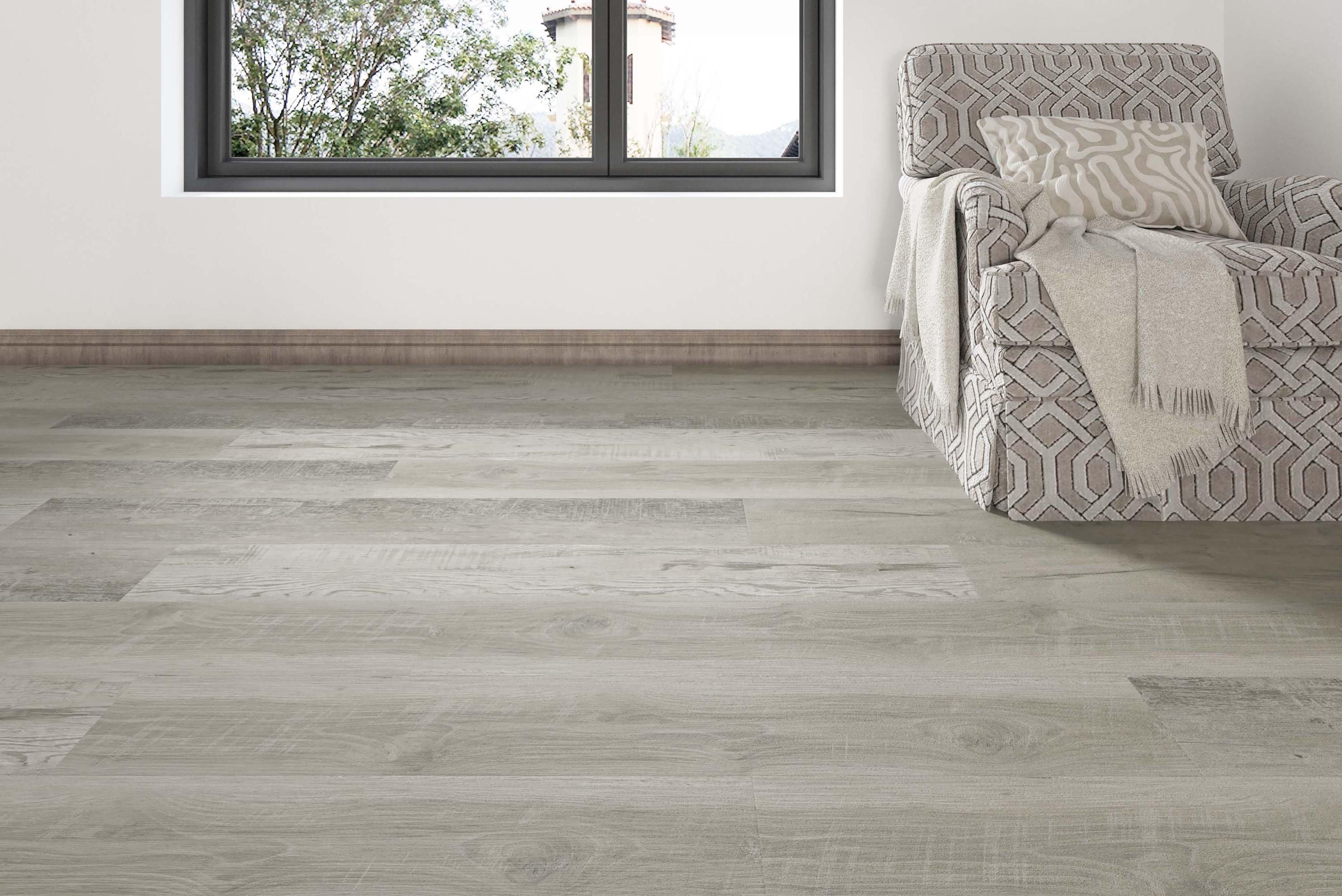 Broadland White Rigid Core Luxury Vinyl Plank - Foam Back | Floor 