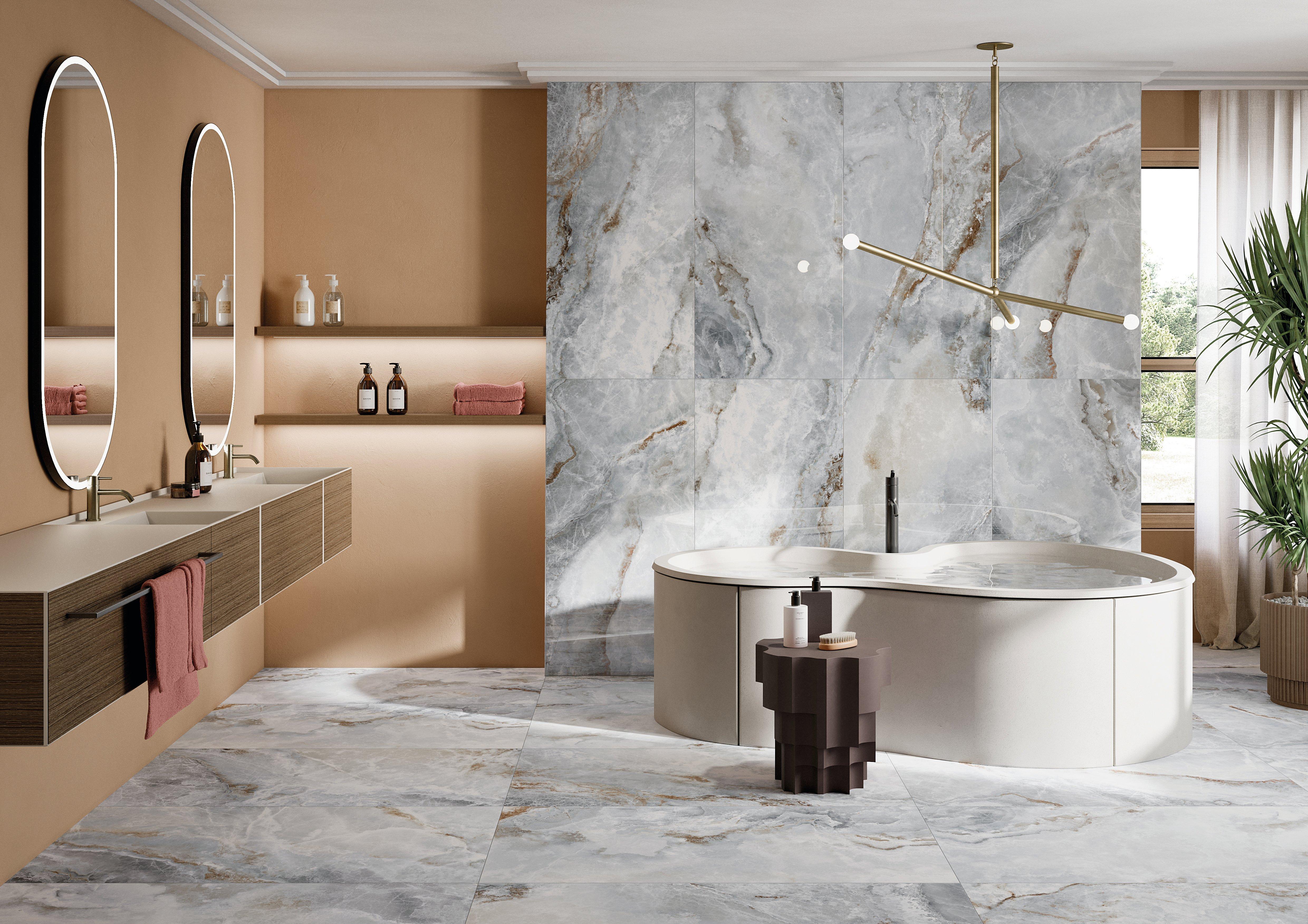 Oceana Azul Matte Porcelain Tile