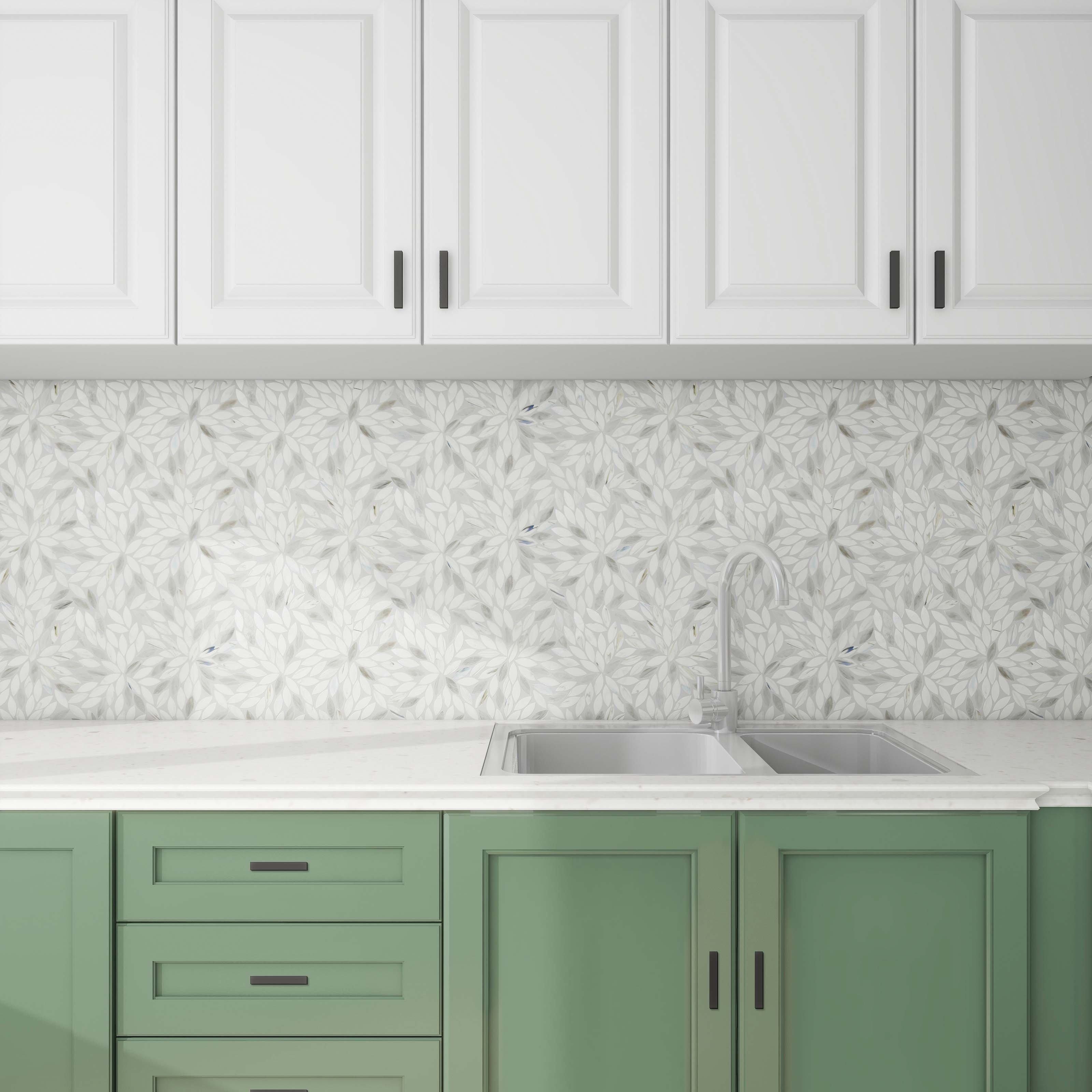 Hazel Art Glass Flower Mosaic