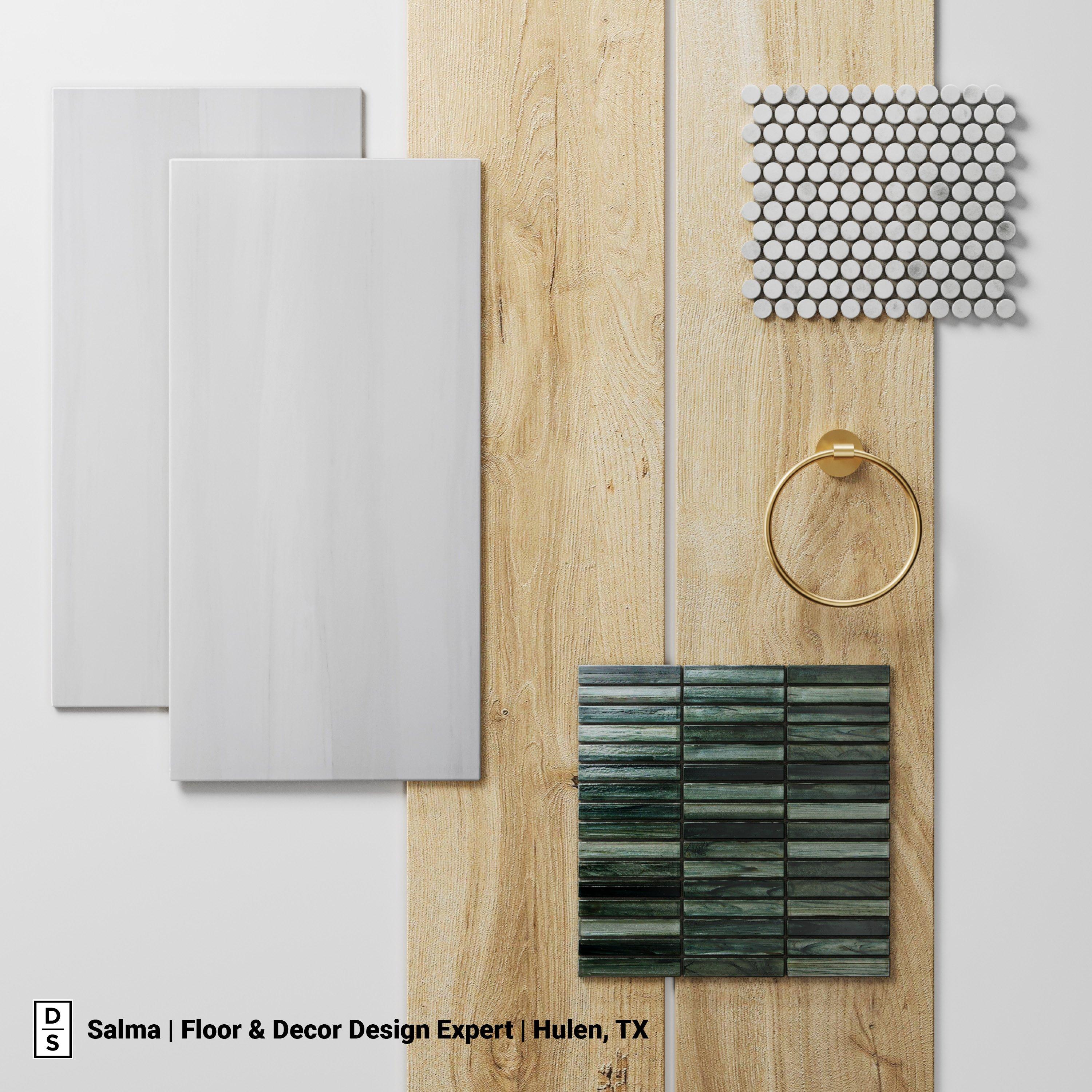 Seafoam Mist Matte Penny Porcelain Mosaic