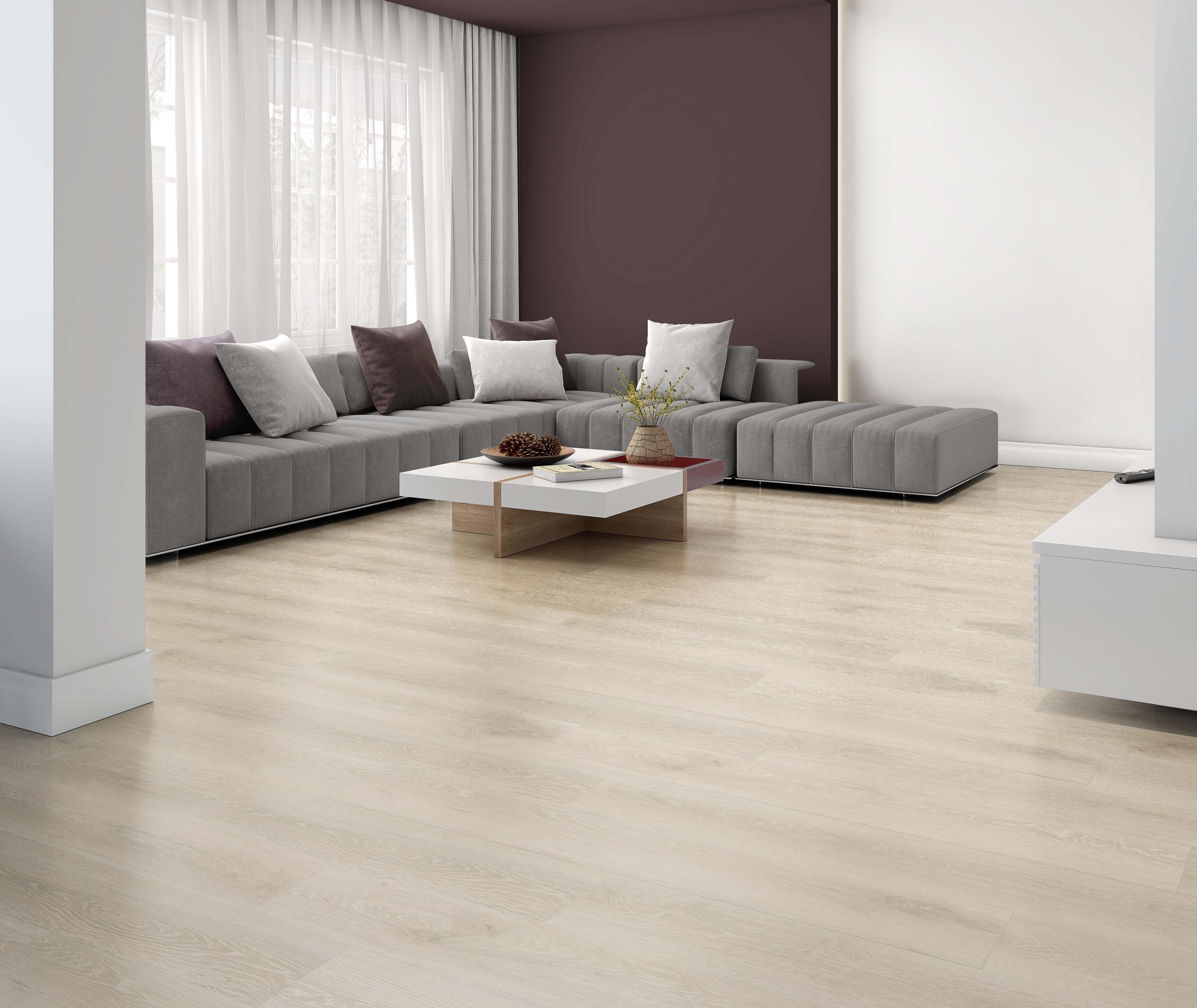 Honey Blonde Oak Wood Plank Porcelain Tile