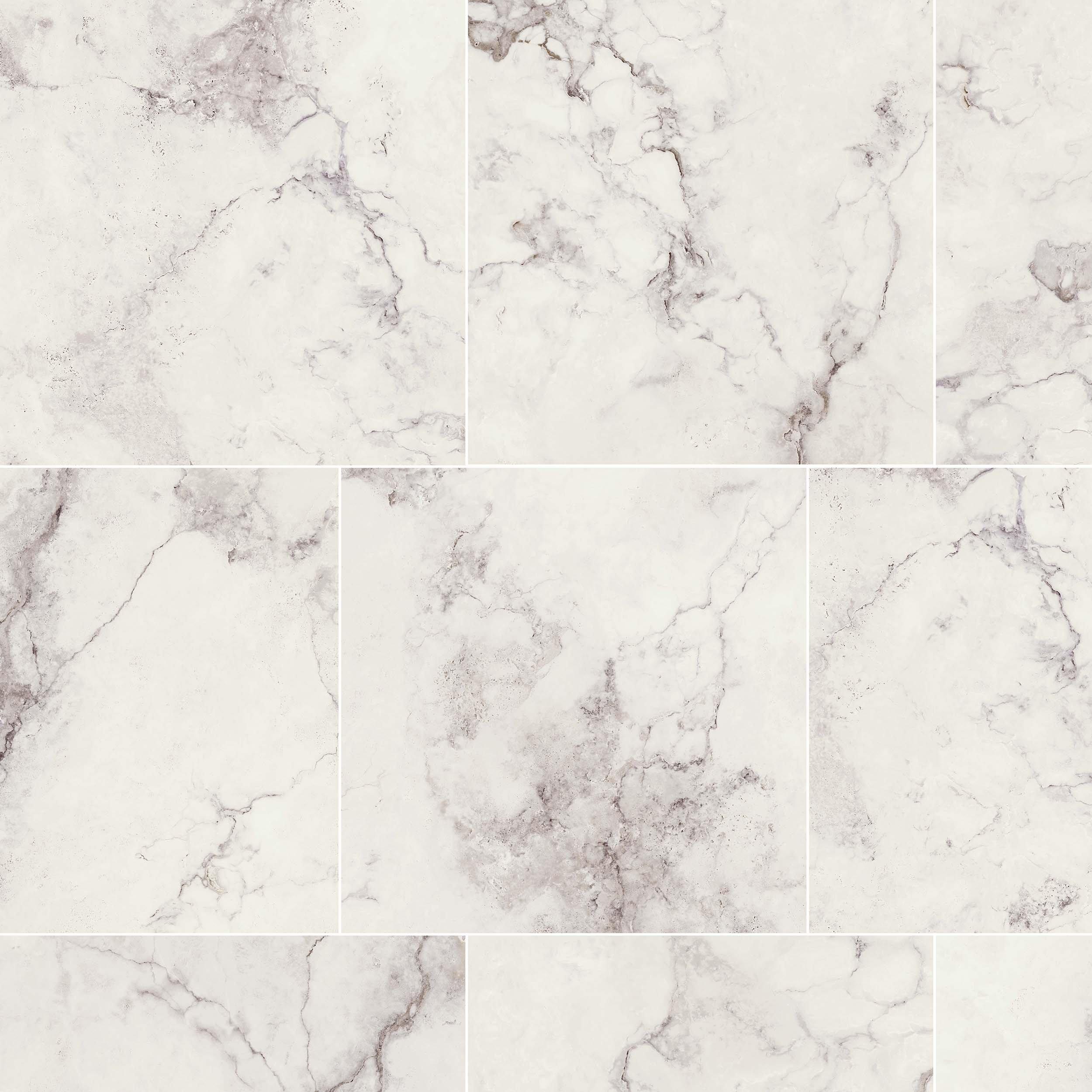 Calista White Textured Porcelain Tile