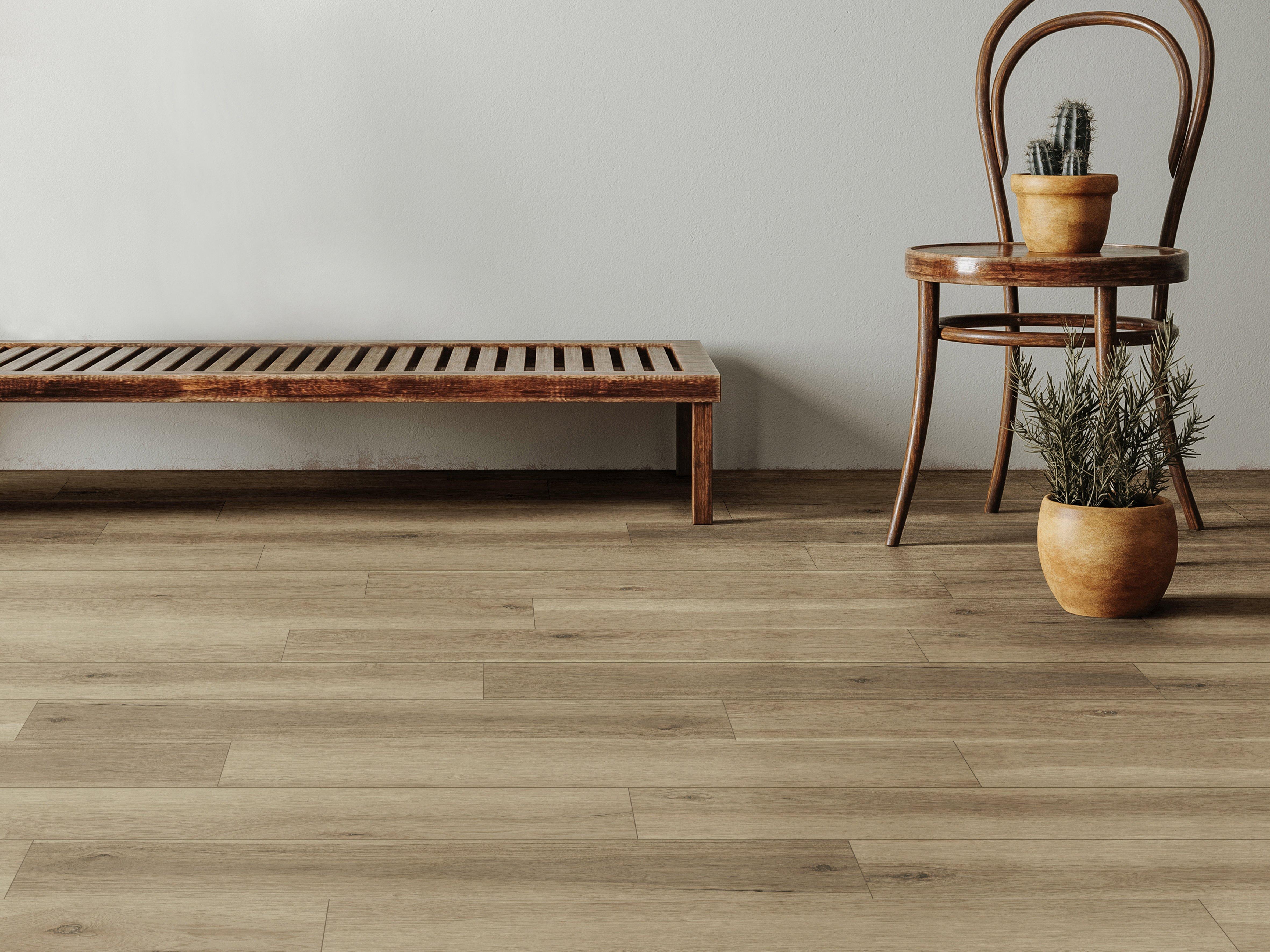 Aurora Heights Waterproof Rigid Core Luxury Vinyl Plank - Cork Pad