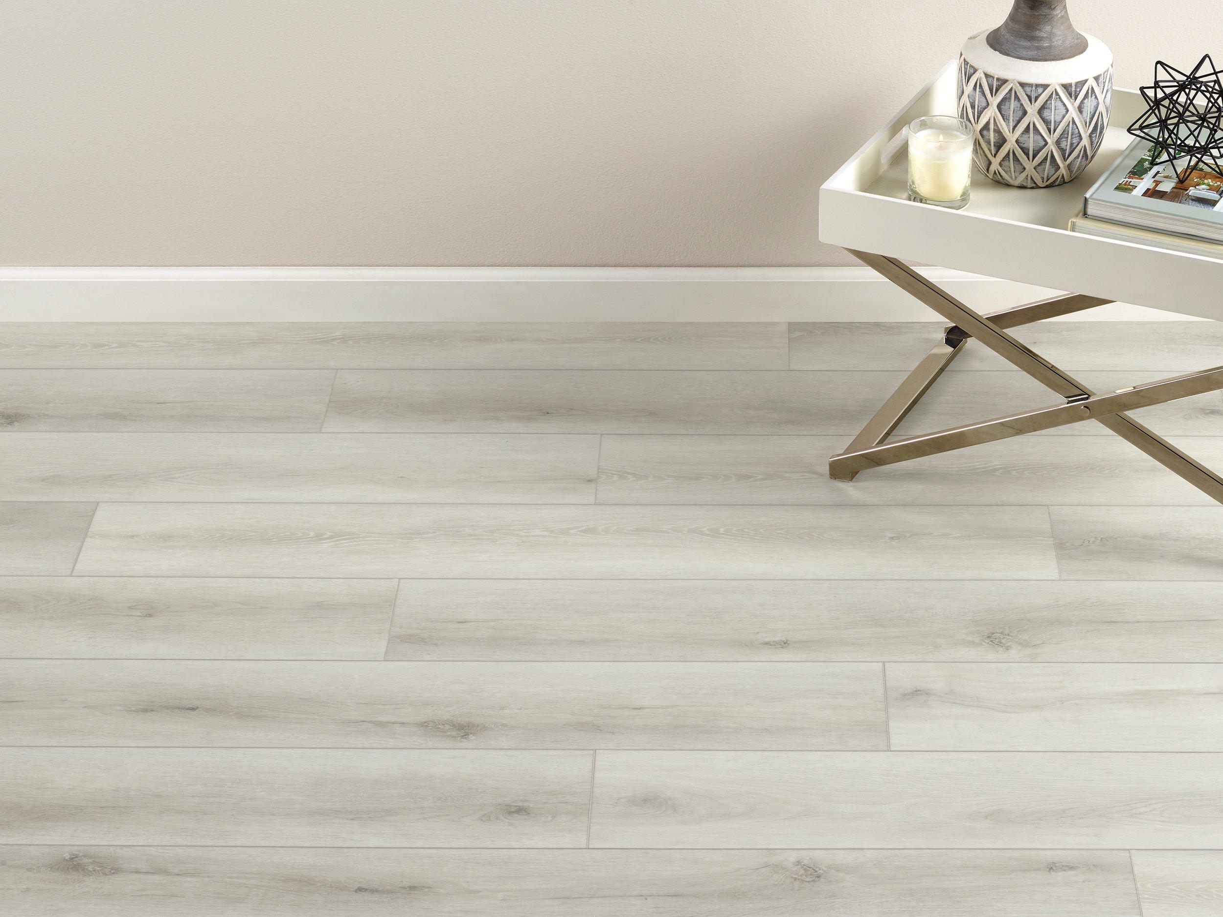 Pearl Mist Waterproof Rigid Core Luxury Vinyl Plank - Cork Pad