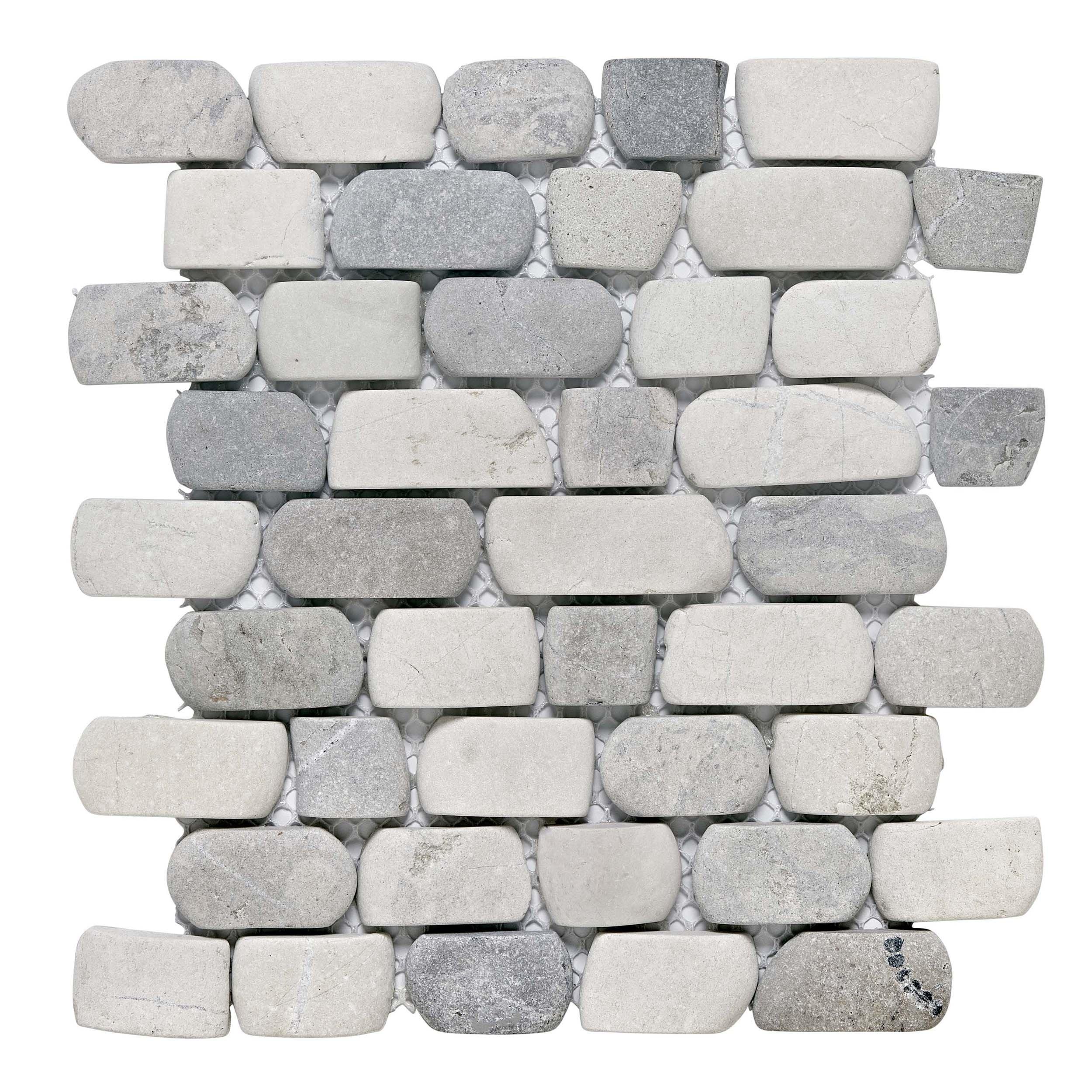 Meeks Bay Pebble Tumbled Stone Mosaic