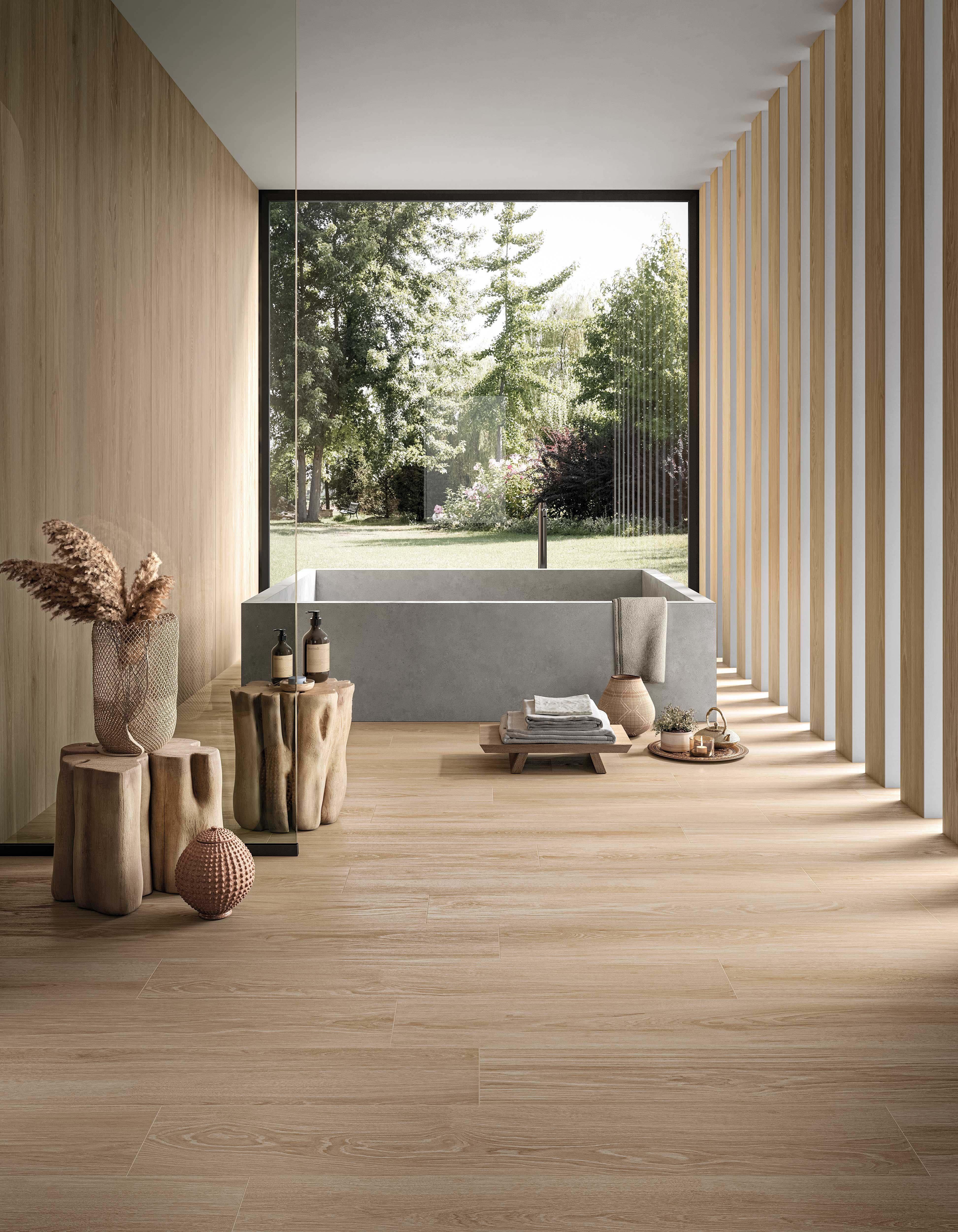 Chantilly Walnut Wood Plank Matte Porcelain Tile