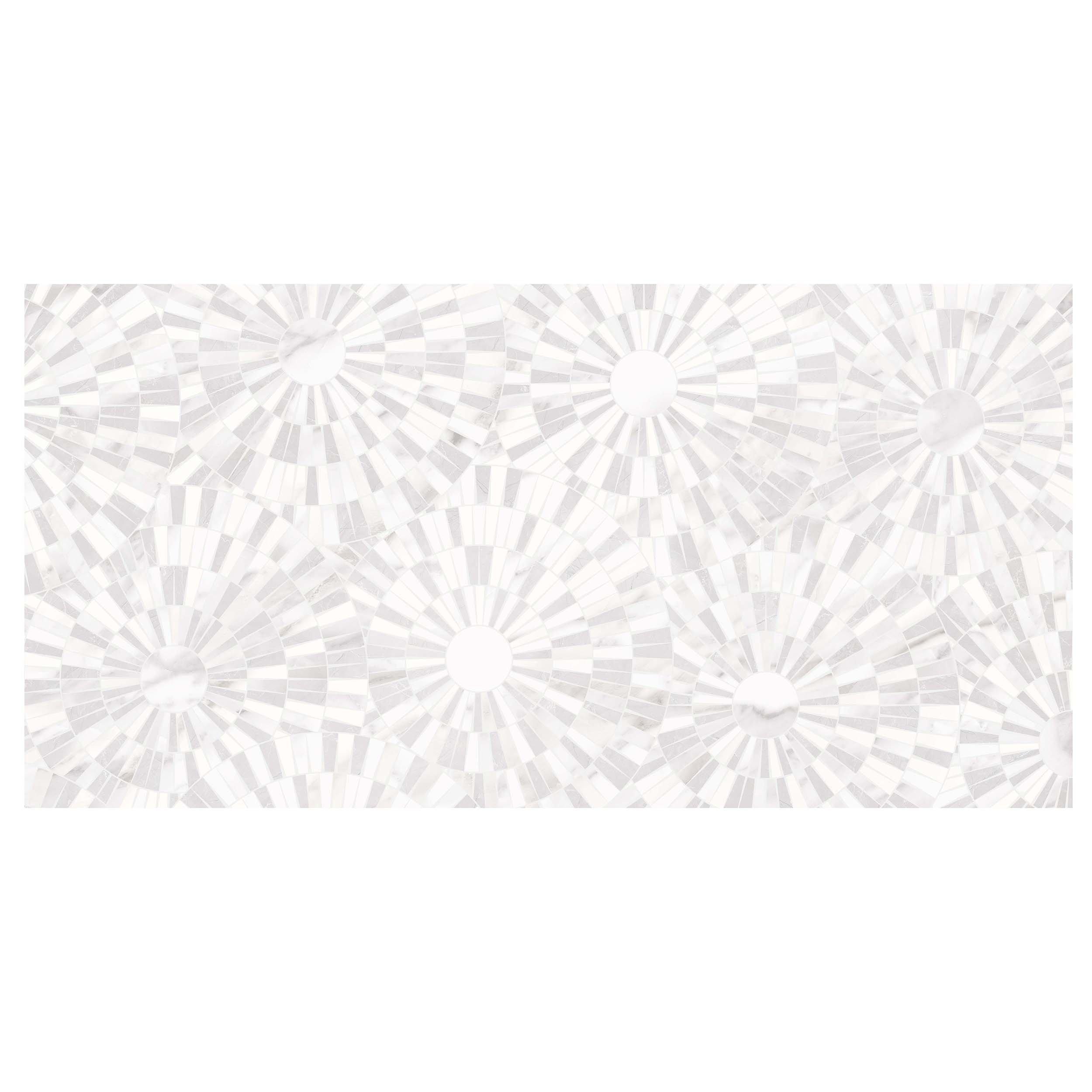 Mykonos White Polished Porcelain Tile